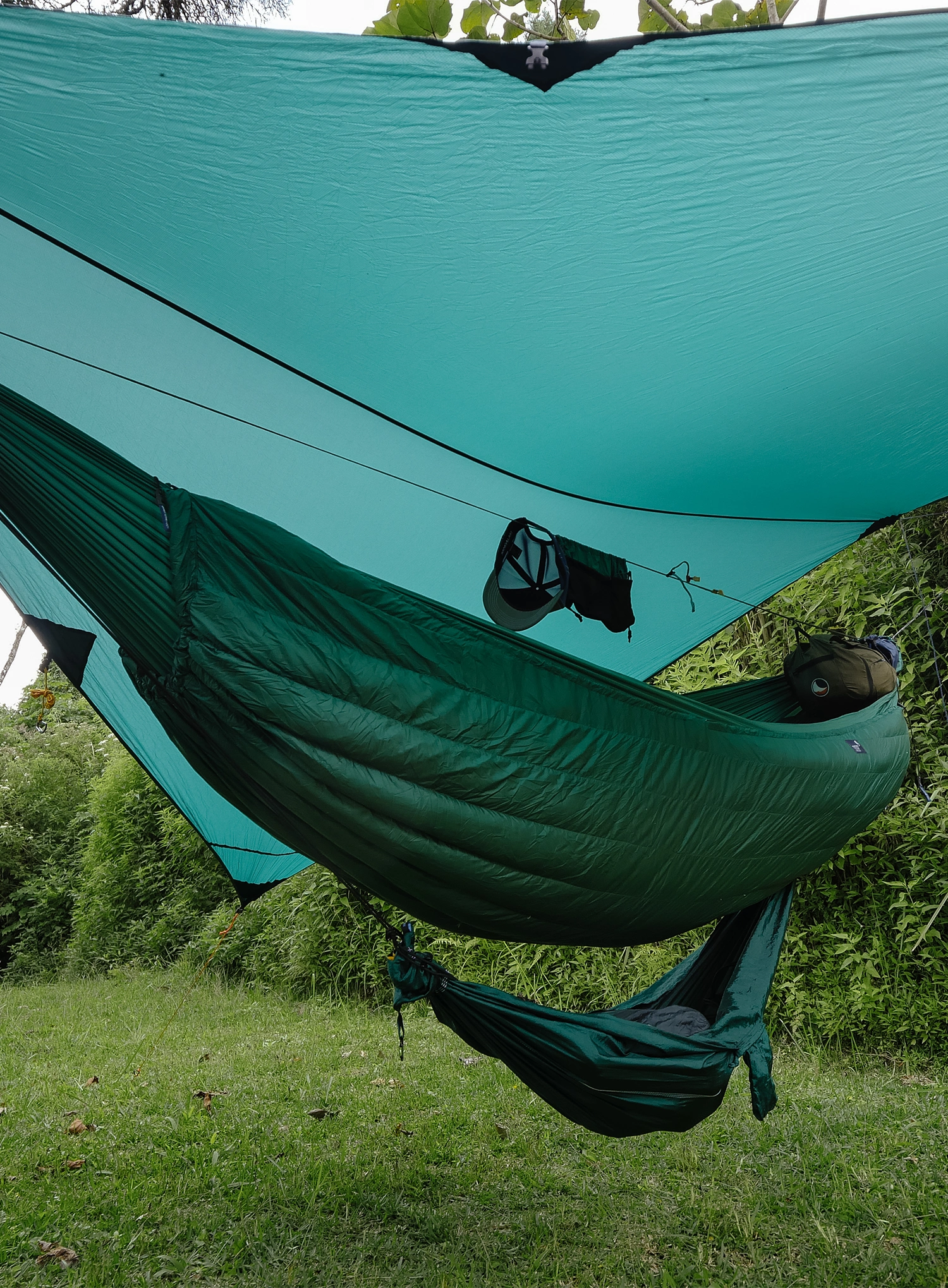 Postava za viseću mrežu Ticket To The Moon Moonquilt PRO 650 - green