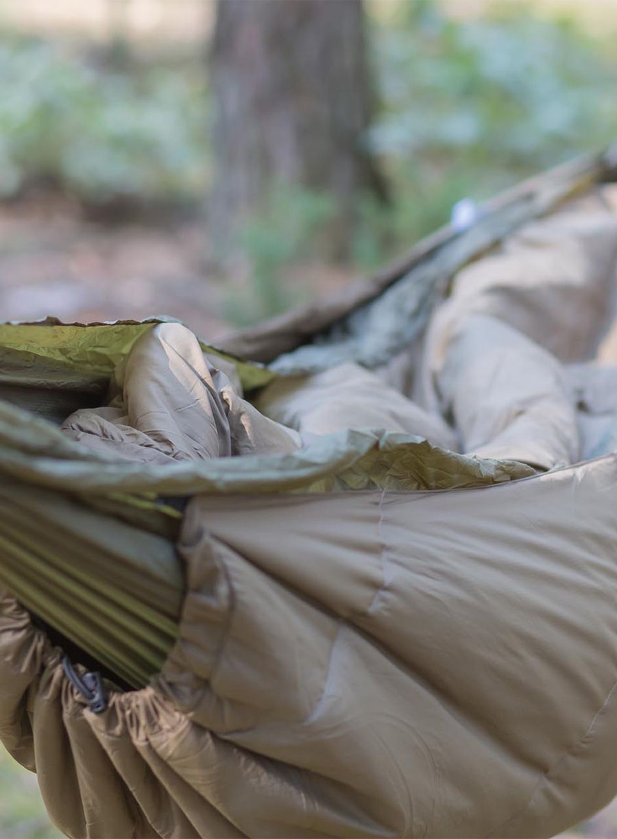 Postava za viseću mrežu Lesovik Otul Lite Underquilt - olive drab