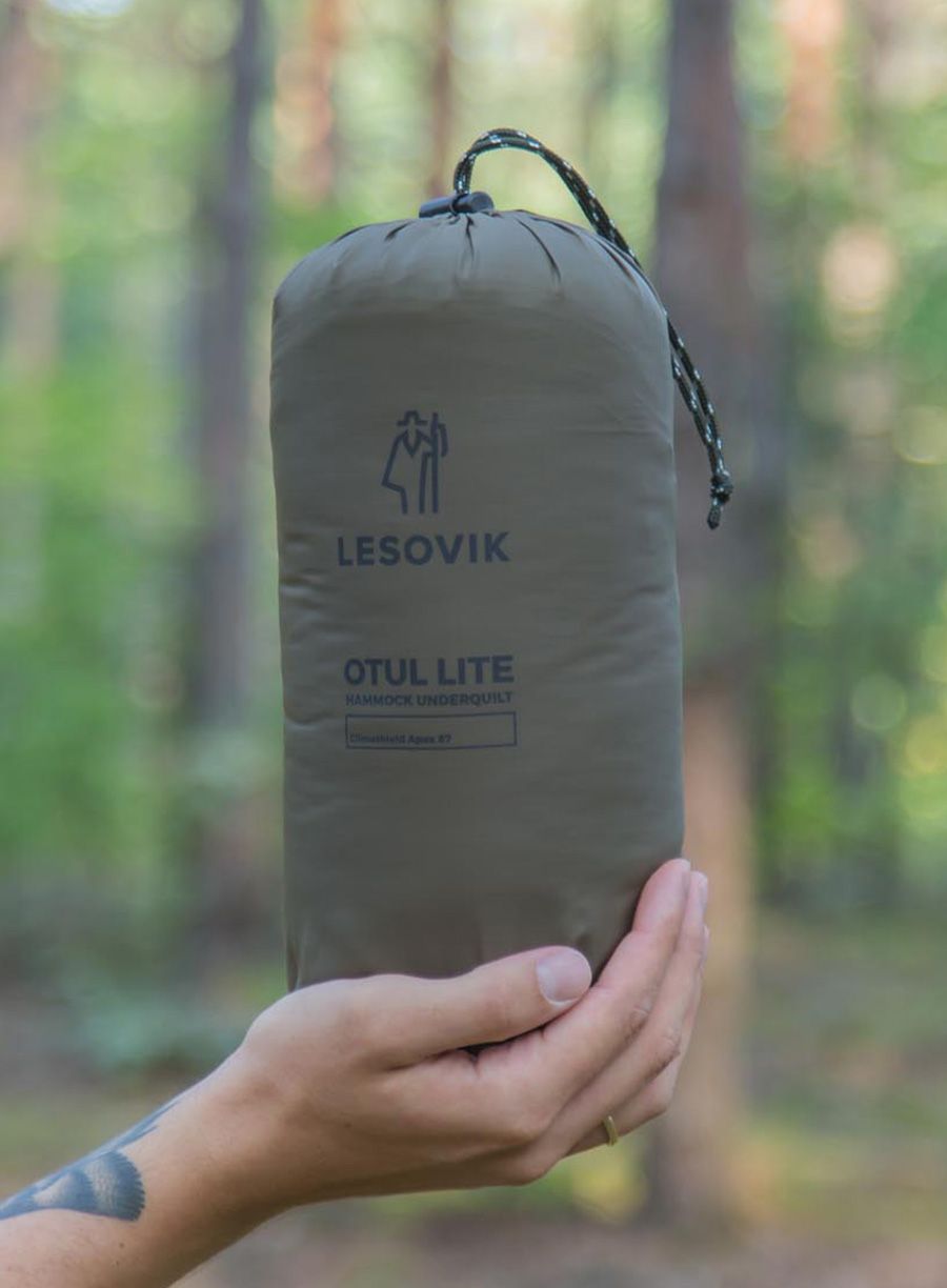 Postava za viseću mrežu Lesovik Otul Lite Underquilt - olive drab