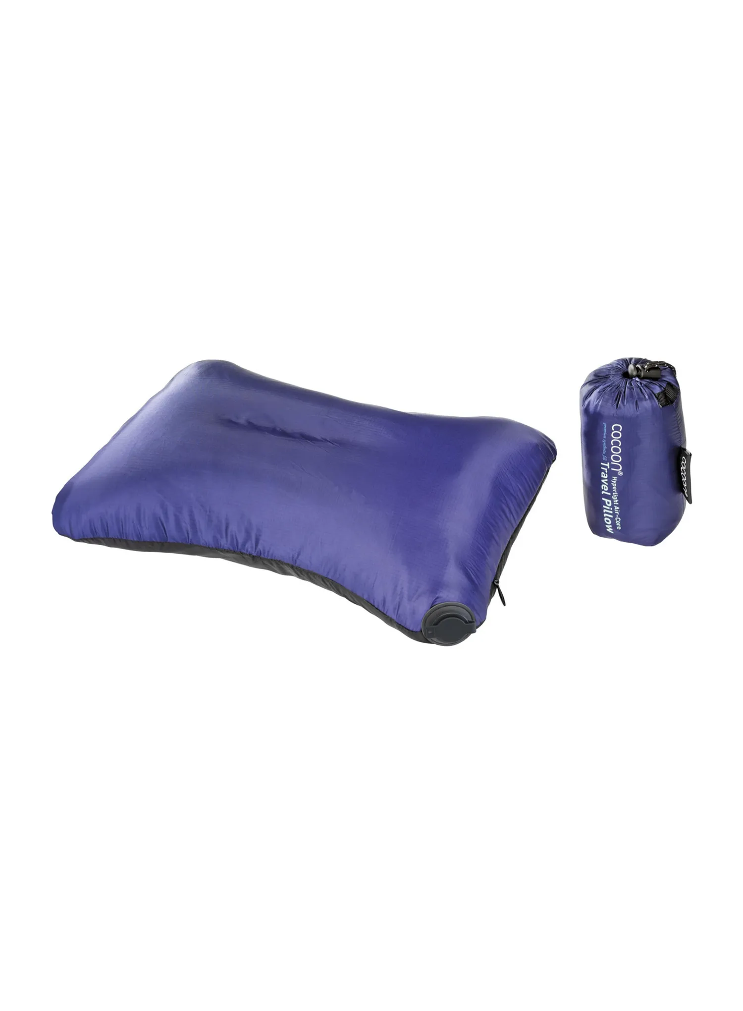 Putni jastuk Cocoon Air-Core Pillow - Hyperlight - black/dark blue