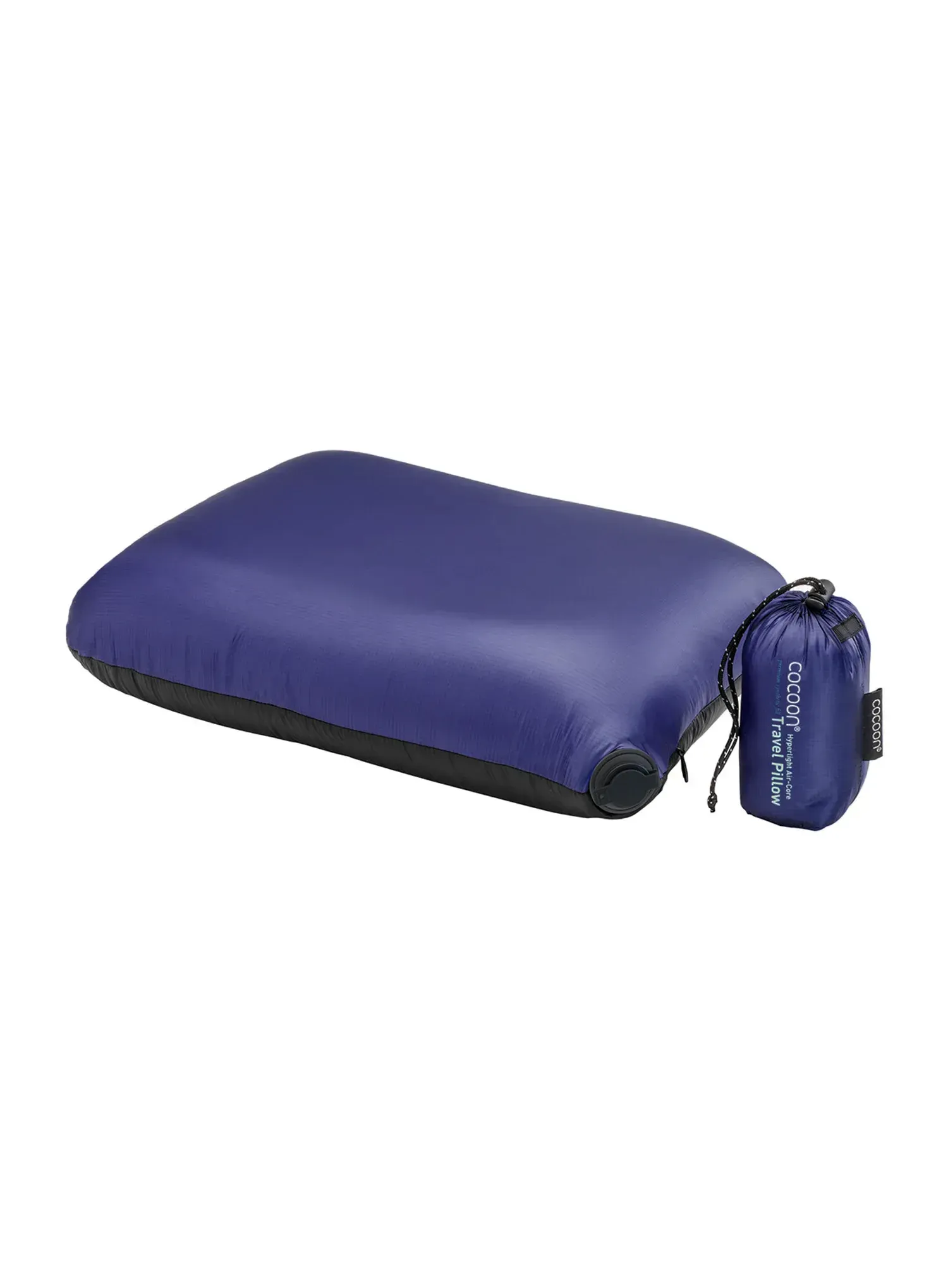 Putni jastuk Cocoon Air-Core Pillow - Microlight - black/dark blue
