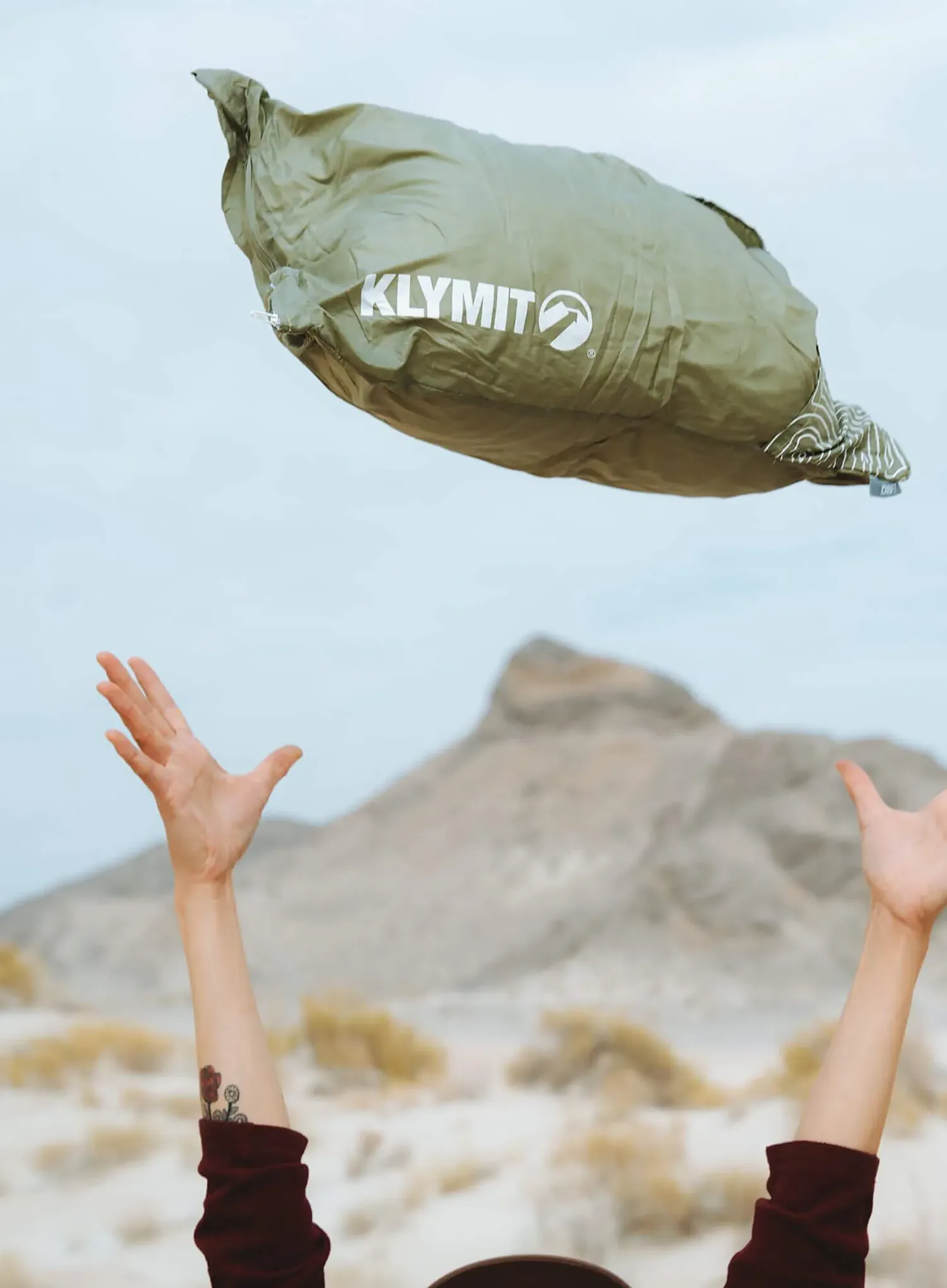 Putni jastuk Klymit Drift Pillow Large - green