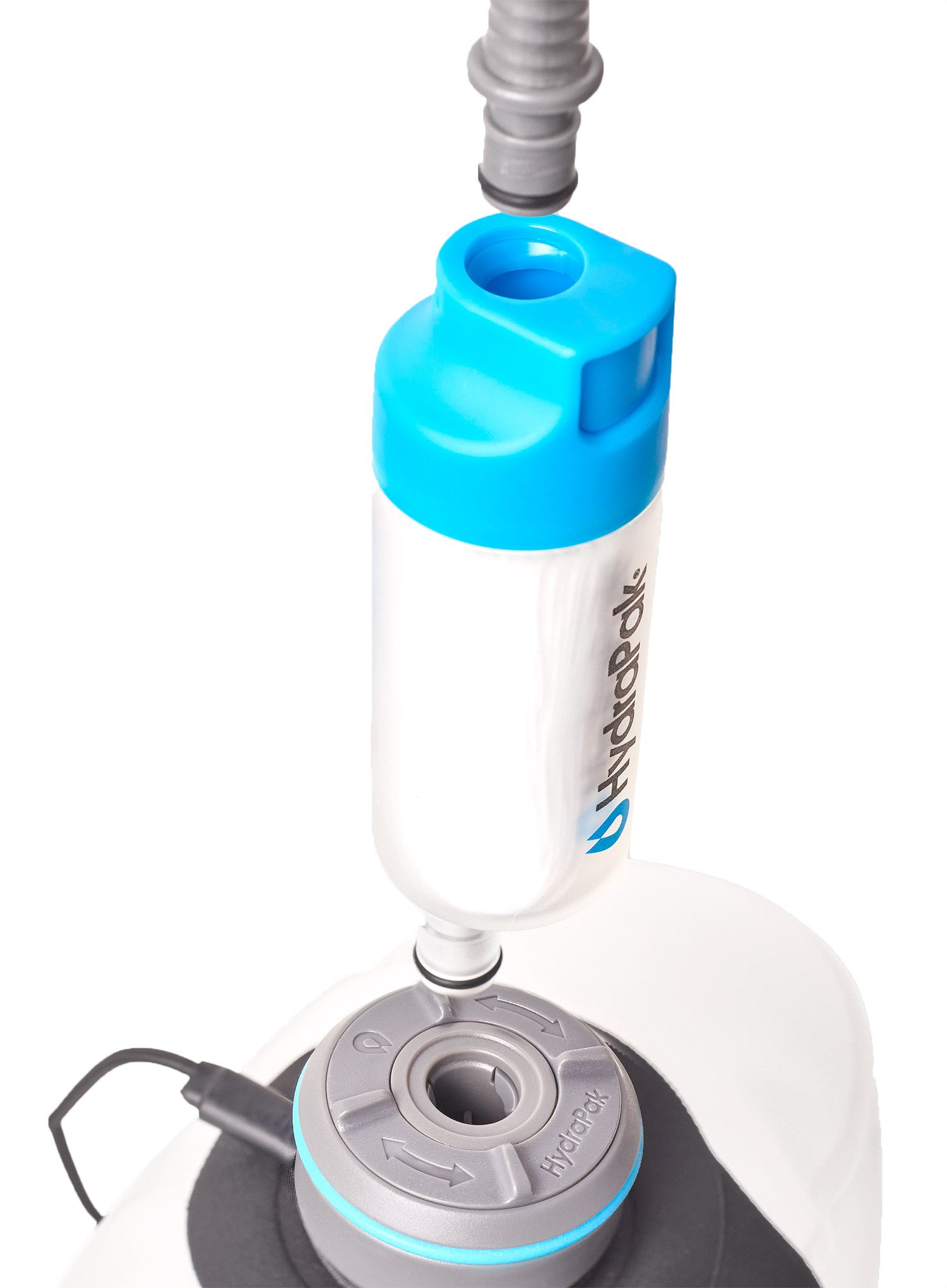 Posuda za vodu HydraPak Seeker+ 6L Gravity Filter Kit - clear