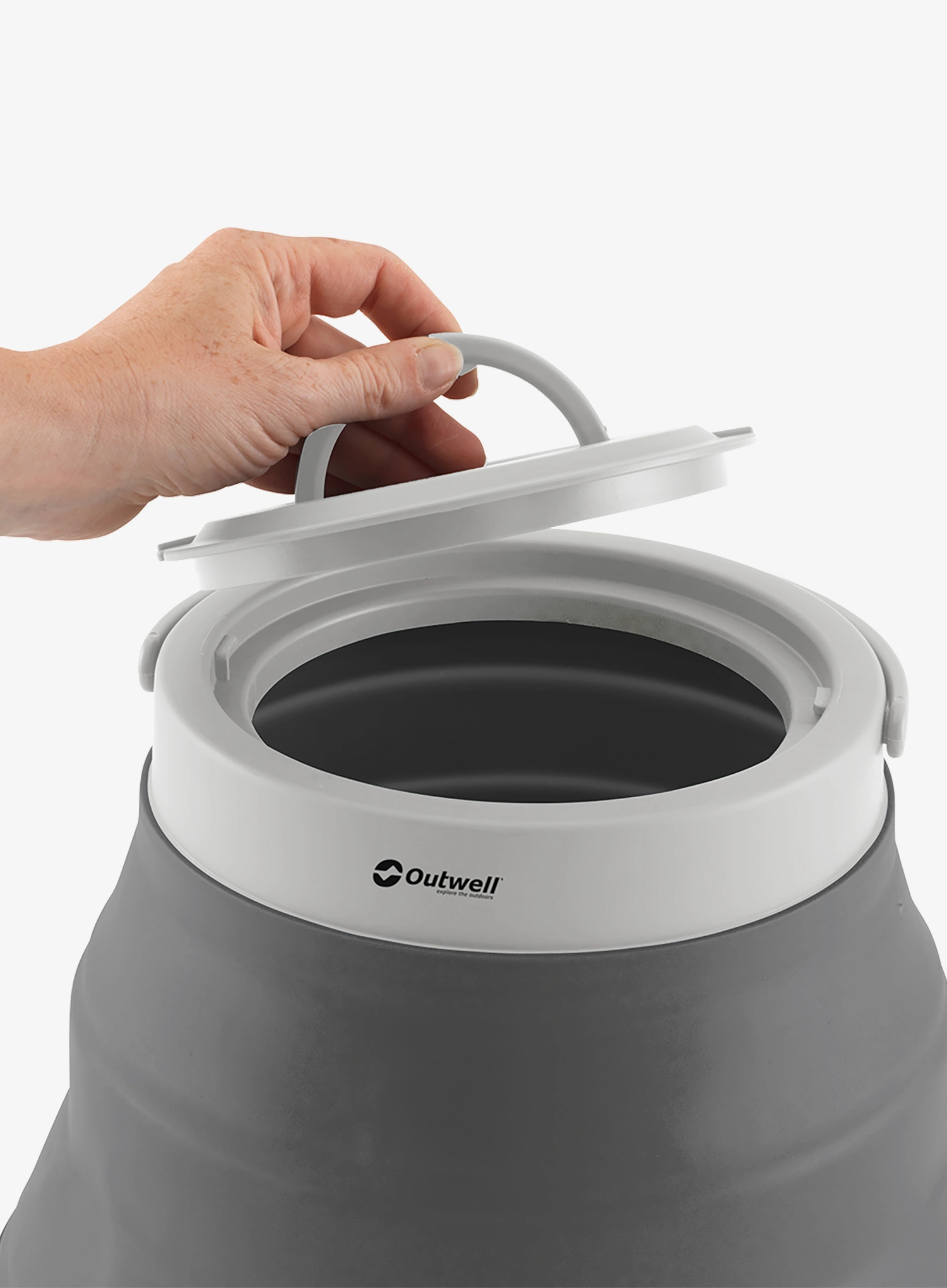 Posuda za vodu Outwell Collaps Water Carrier 12 L - grey mist