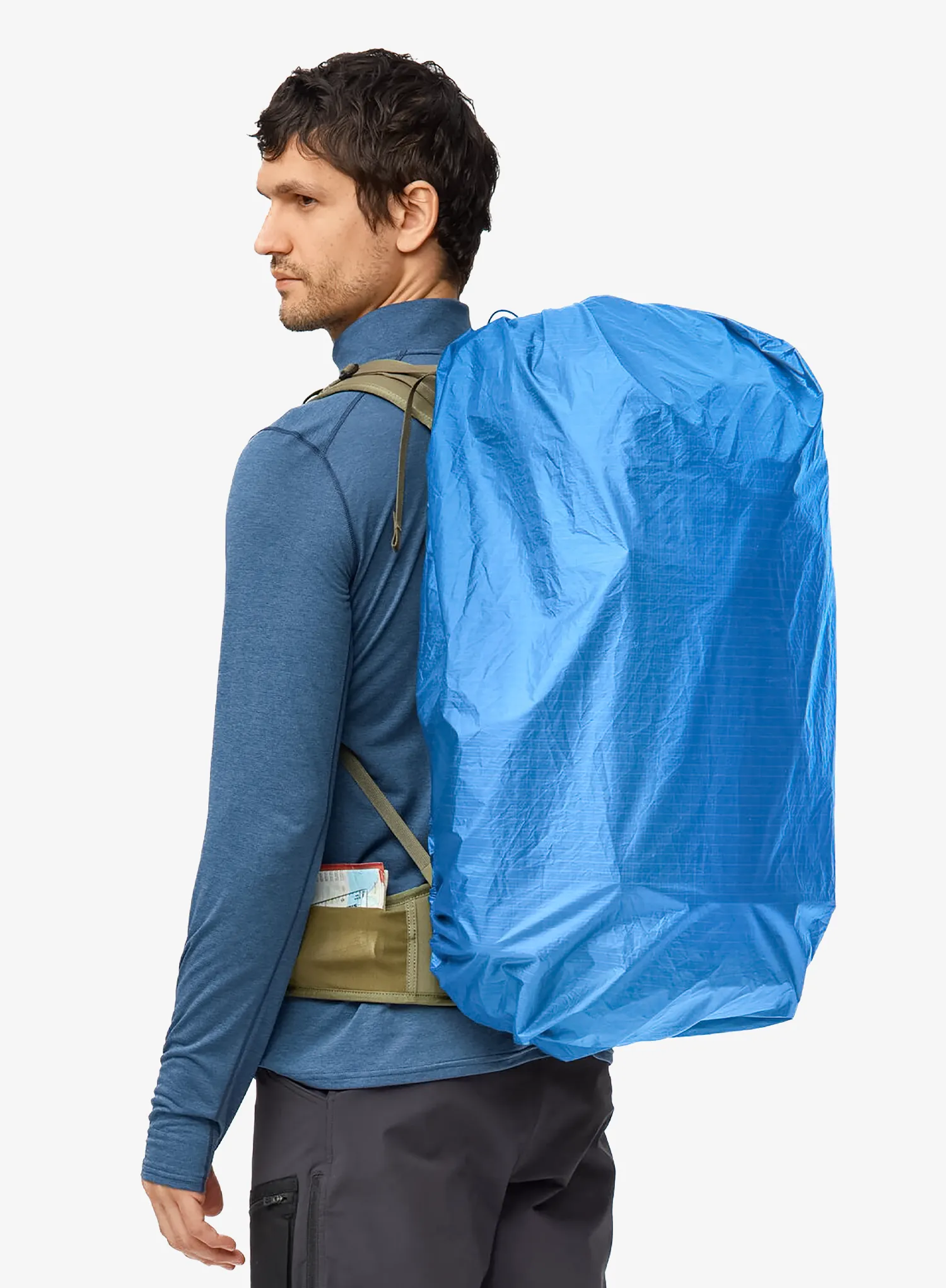 Navlaka za ruksak Fjallraven Rain Cover Latt 45-50 - un blue