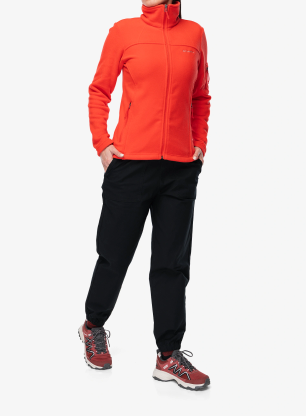 Ženska jakna od flisa Columbia Fast Trek II Jacket - poppy red