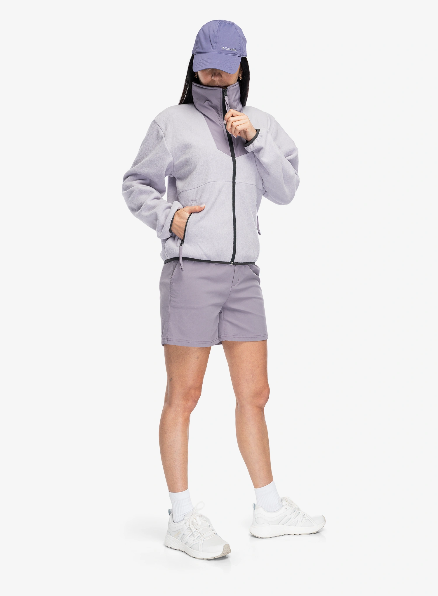 Ženska jakna od flisa Columbia Sequoia Grove Full Zip Fleece - lavender pearl/shale purple