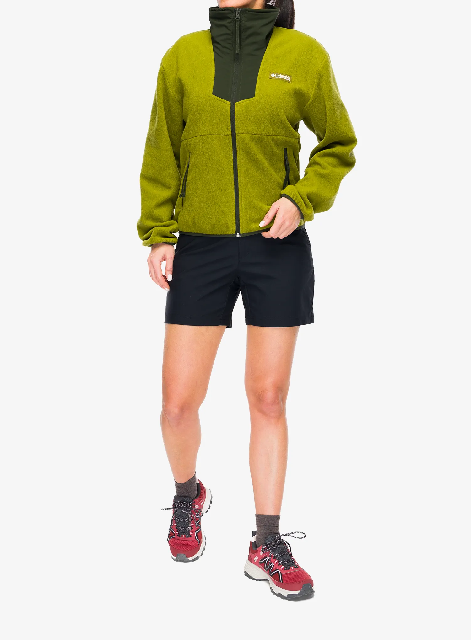 Ženska jakna od flisa Columbia Sequoia Grove Full Zip Fleece - mossy green/greenscape