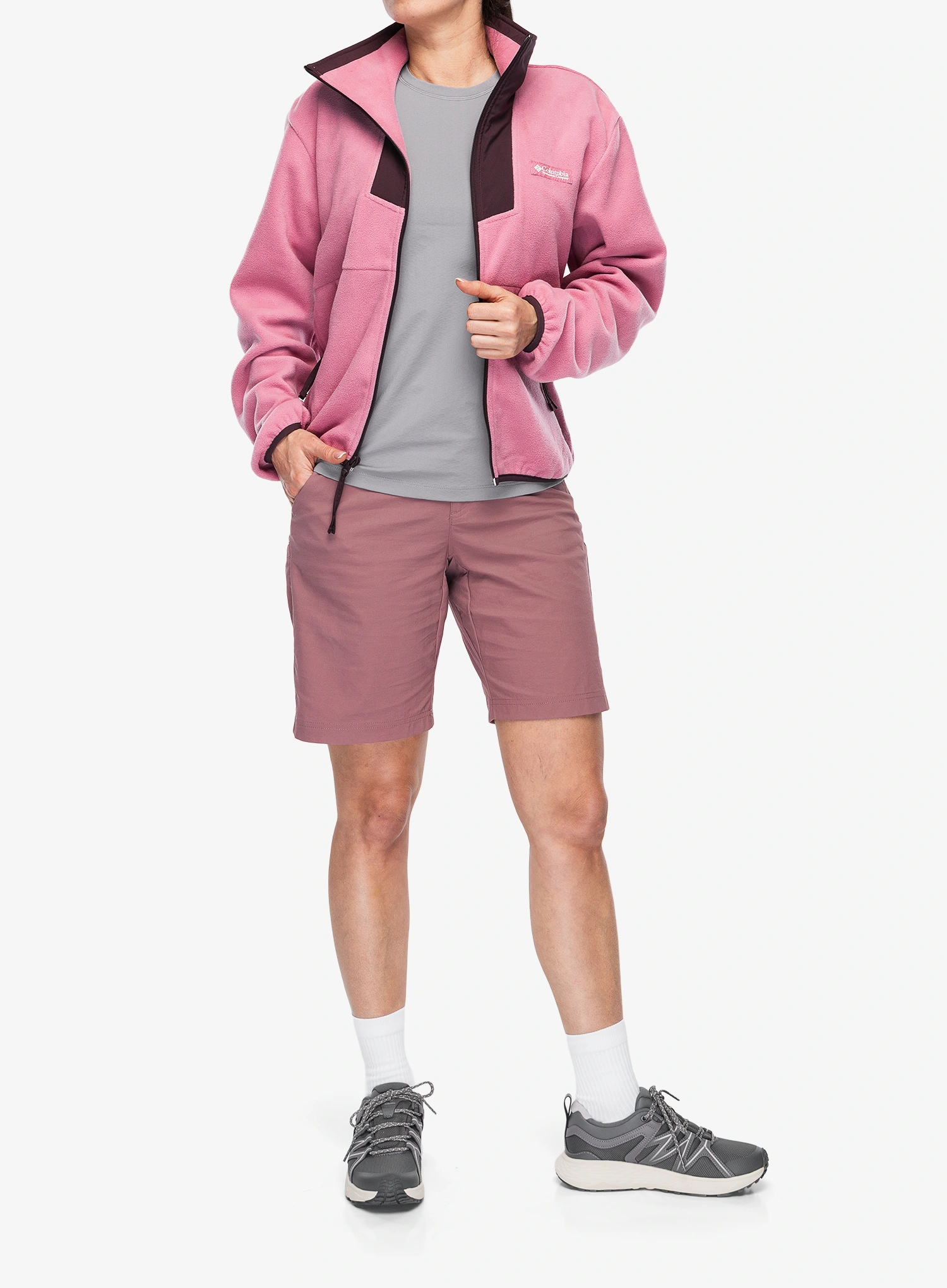 Ženska jakna od flisa Columbia Sequoia Grove Full Zip Fleece - rosette/moonvista