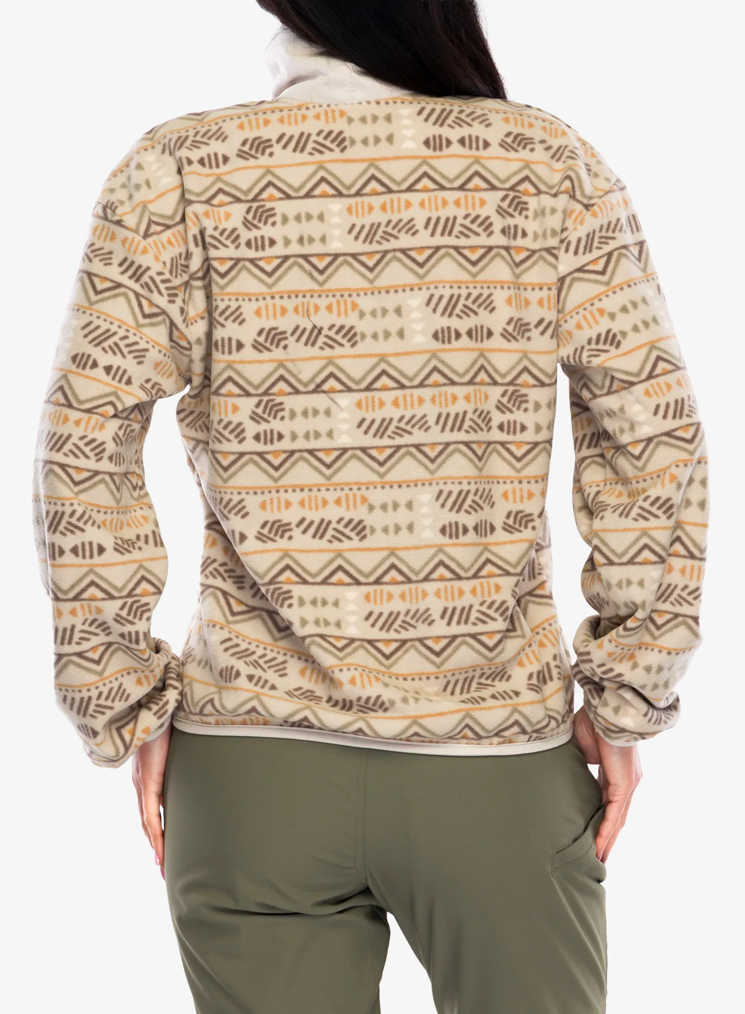 Ženska jakna od flisa Columbia Sequoia Grove Printed Half Zip - dark stone horizons