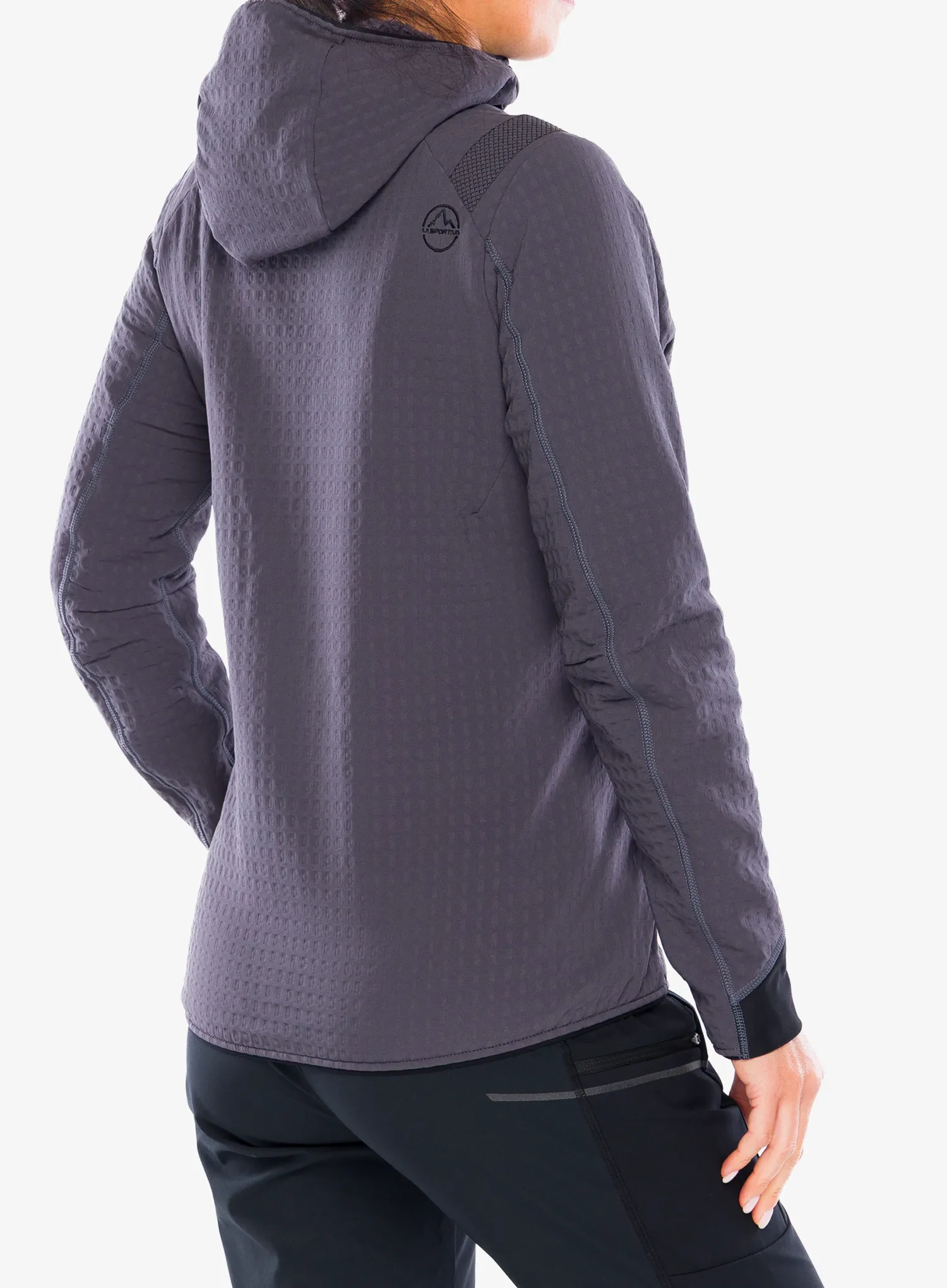 Ženska jakna od flisa La Sportiva Bristen Thermal Hoody - onyx/chalk