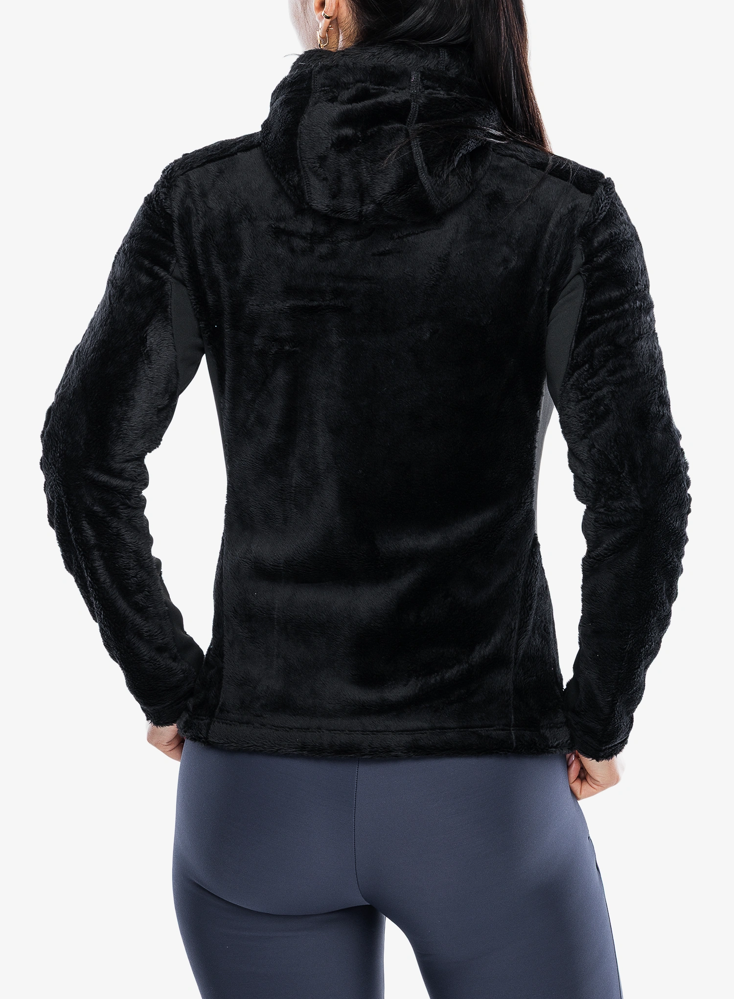 Ženska jakna od flisa Montura Polar Style Hooded JKT - black