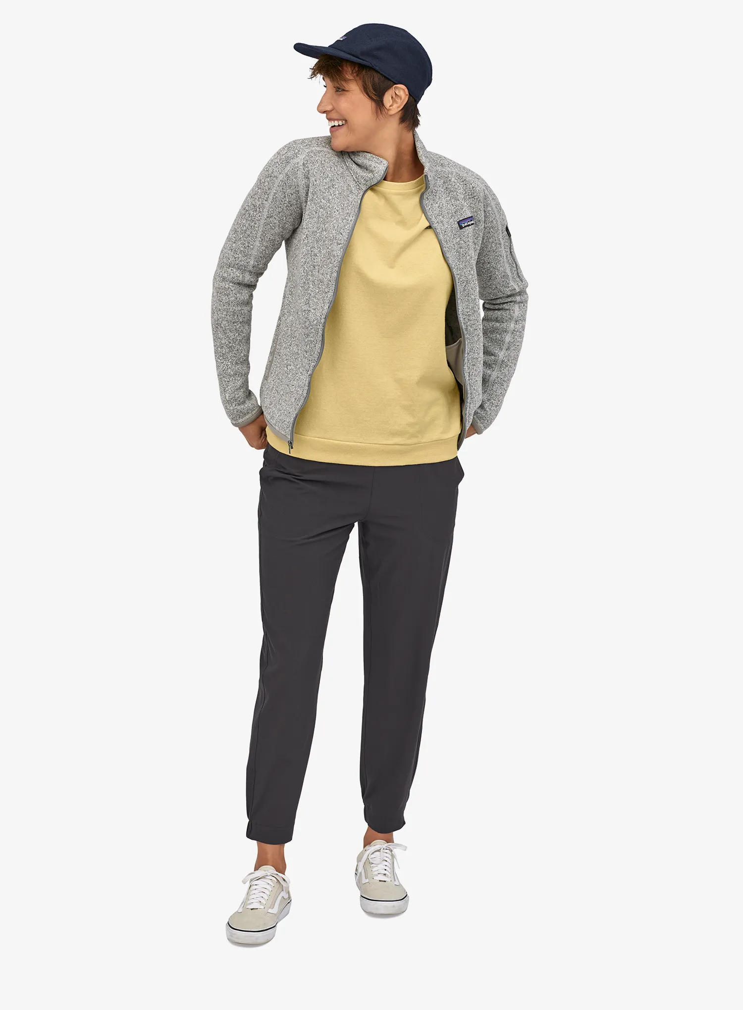Ženska jakna od flisa Patagonia Better Sweater Jacket - birch white