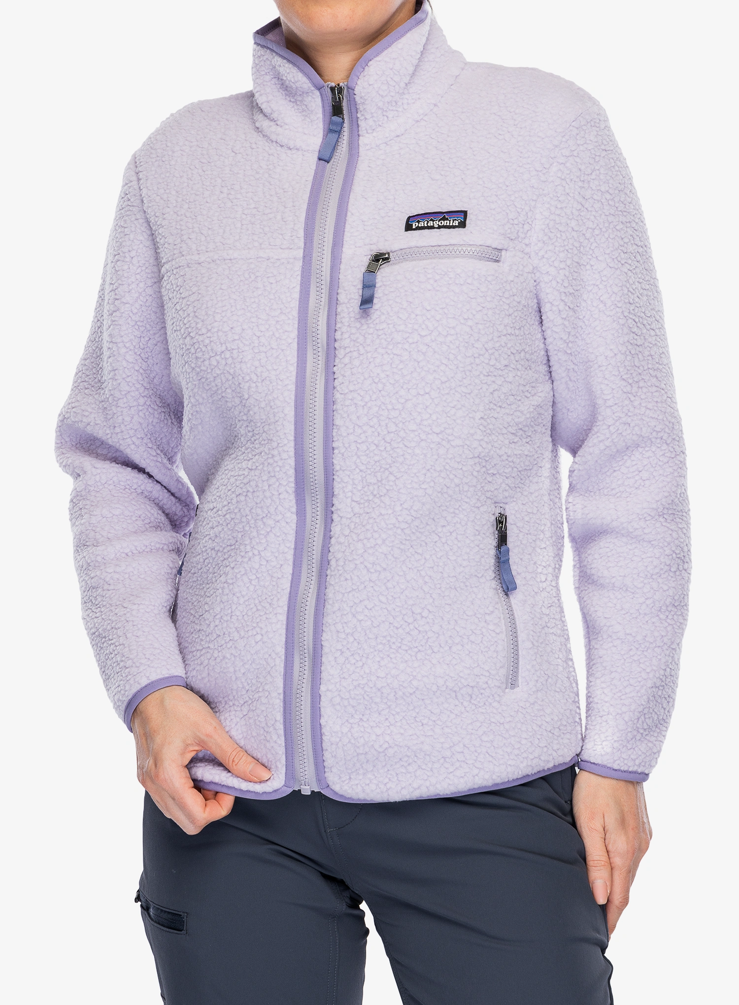 Ženska jakna od flisa Patagonia Retro Pile Jacket - foxglove purple