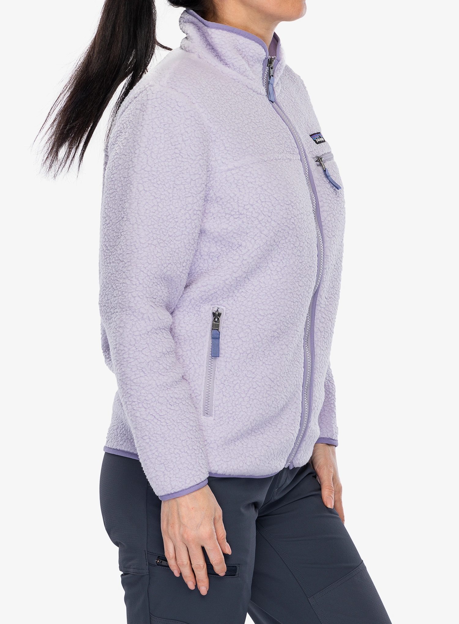 Ženska jakna od flisa Patagonia Retro Pile Jacket - foxglove purple