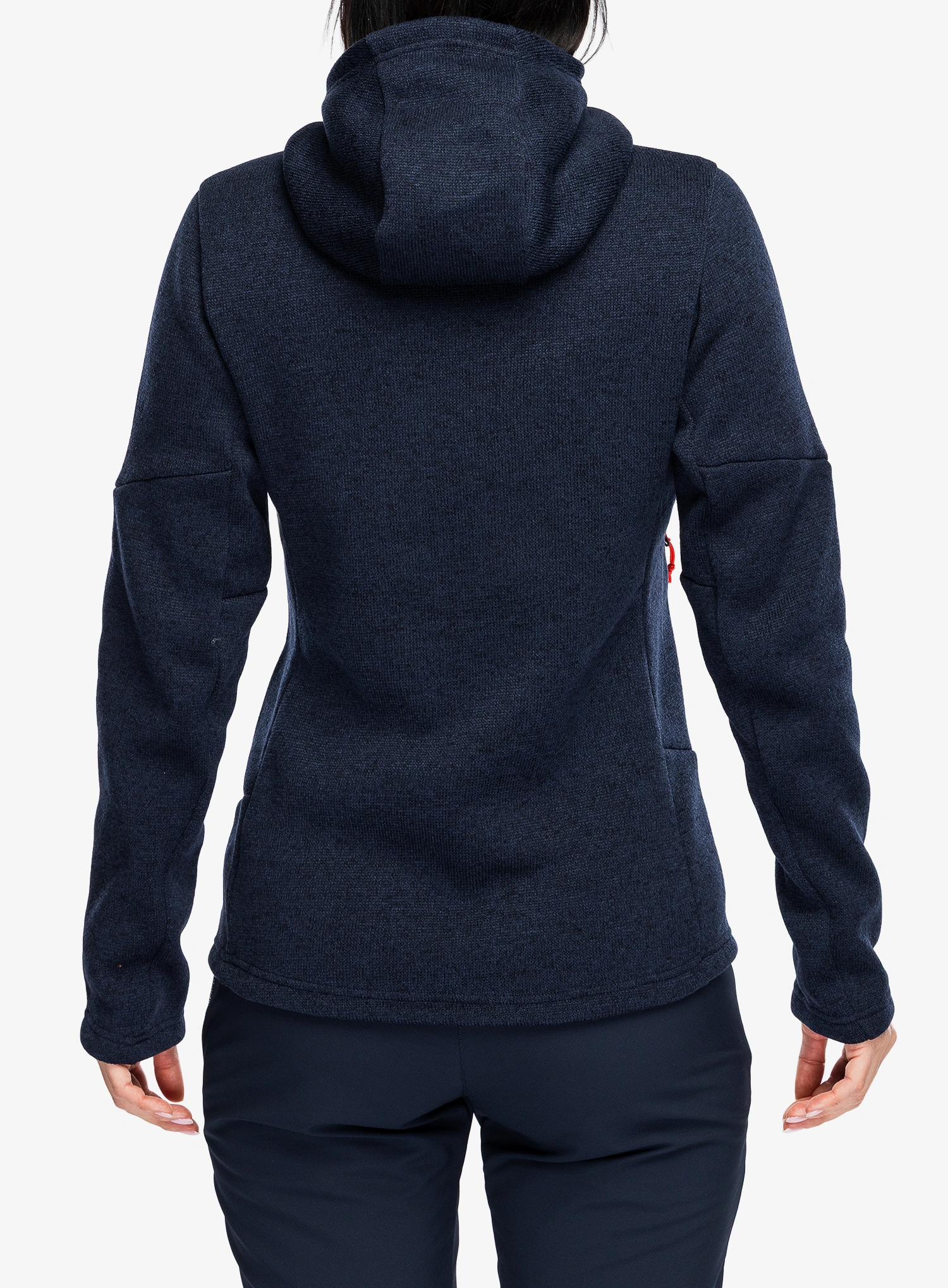 Ženska jakna od flisa Salewa Puez Rocca Pl Hooded Jacket - navy blazer