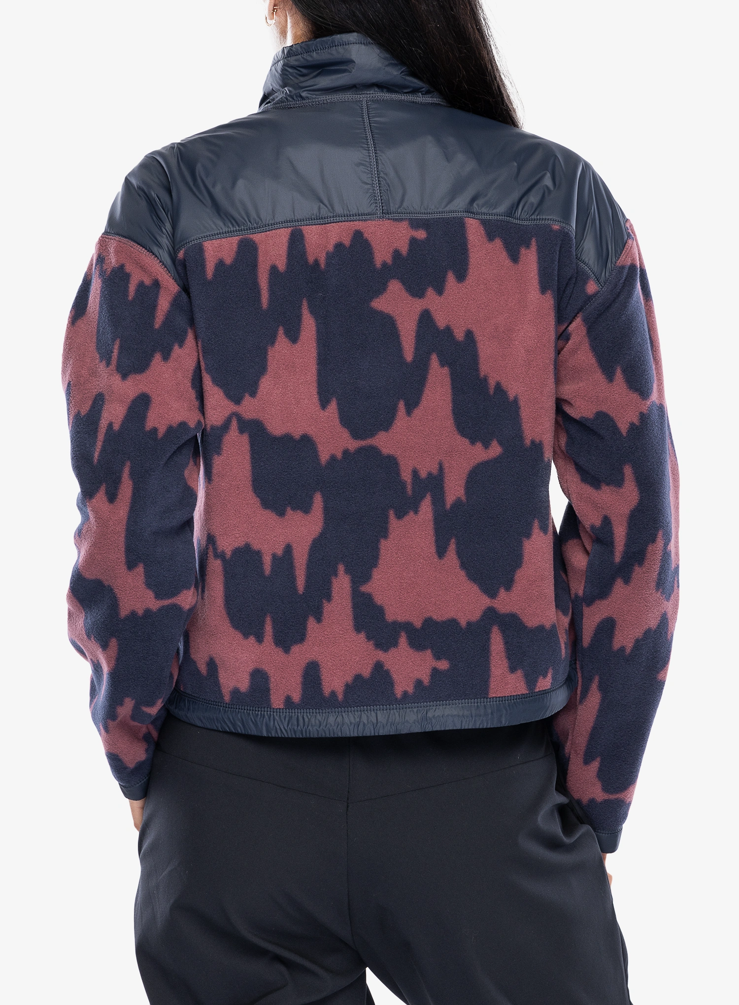 Ženska jakna od flisa Salomon Chroma Fleece Cardigan - blue nights