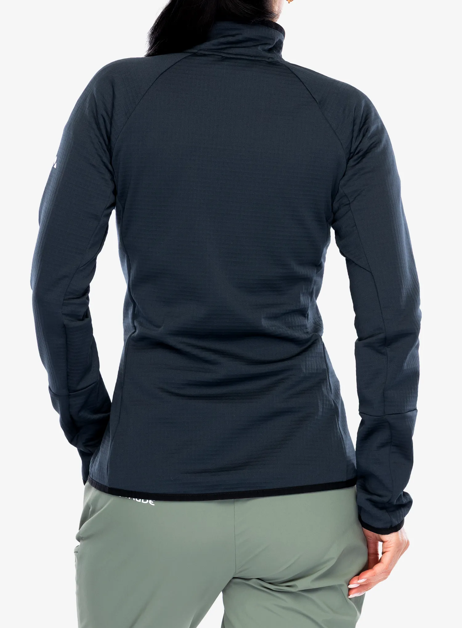 Ženska jakna od flisa Vaude Monviso Fleece FZ Jacket II - black/black