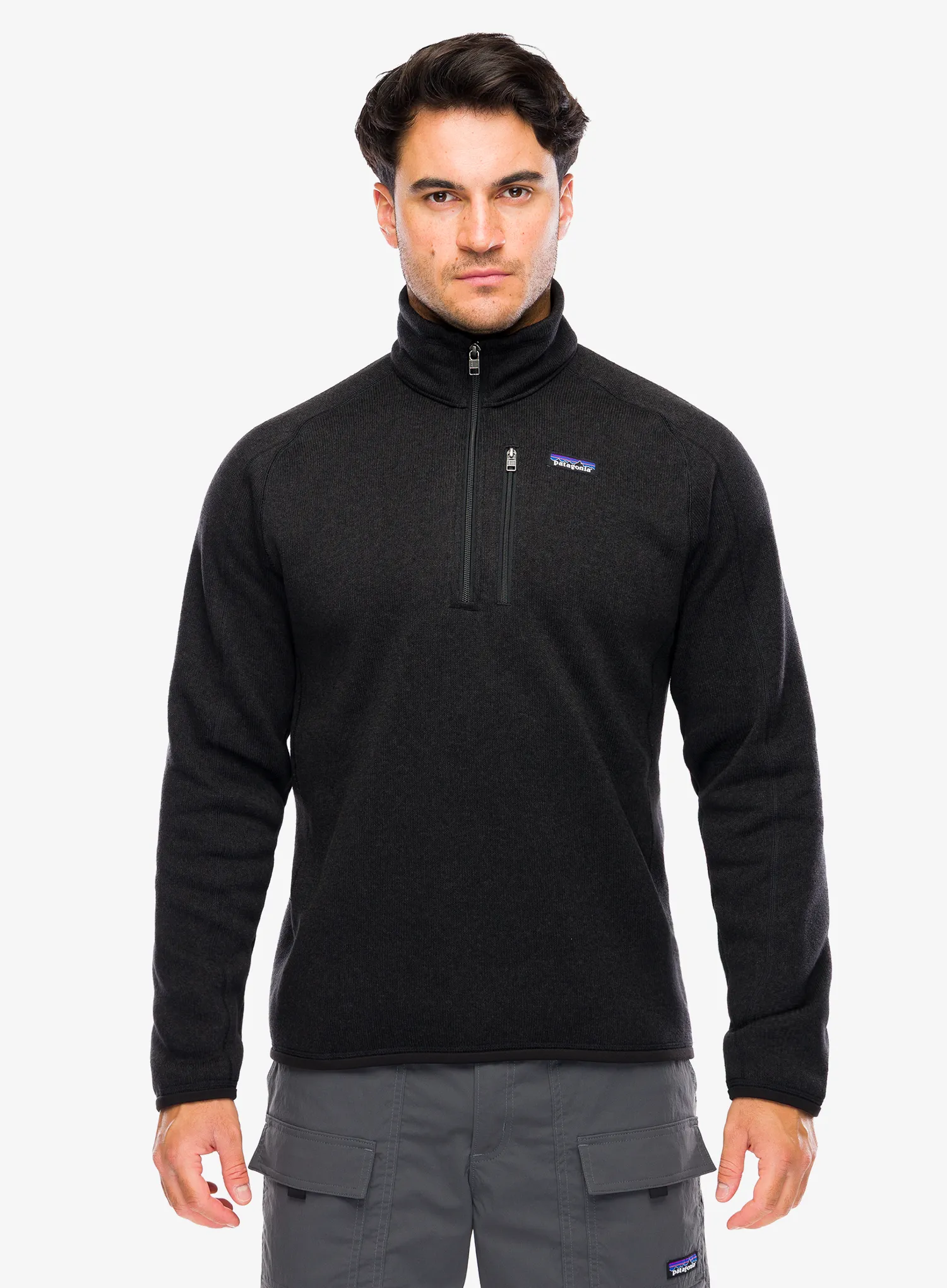 Jakna od flisa Patagonia Better Sweater 1/4 Zip - black