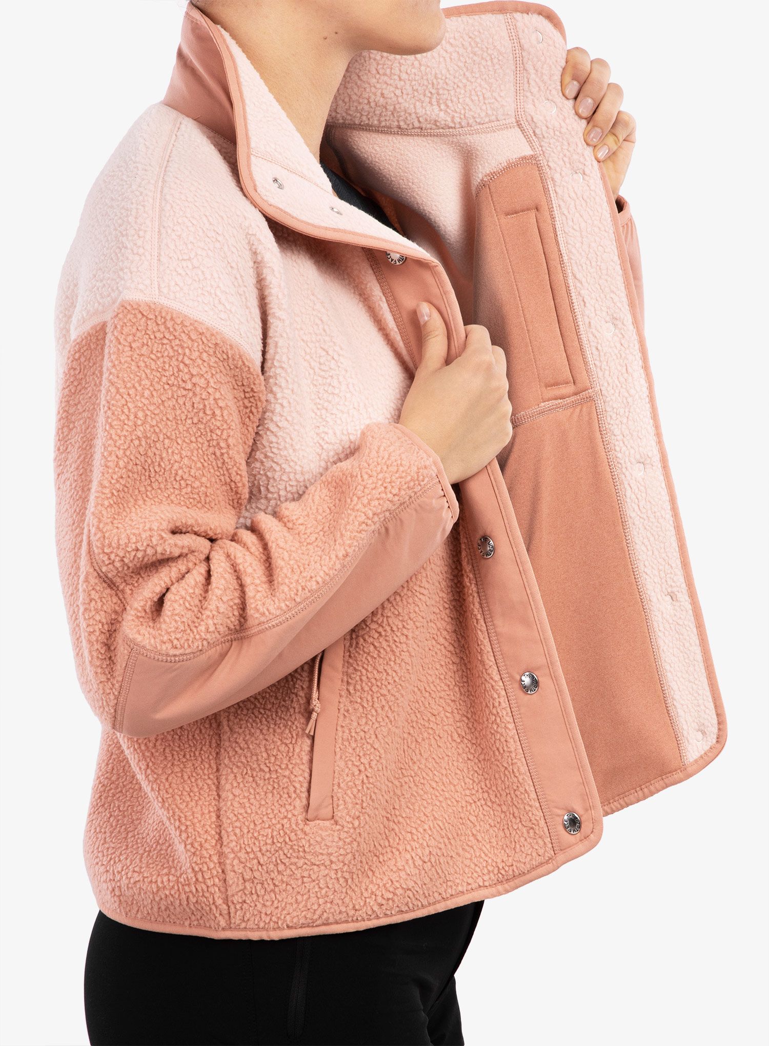 Ženska jakna od flisa The North Face Cragmont Fleece Jacke - rose dawn/evening sand pink
