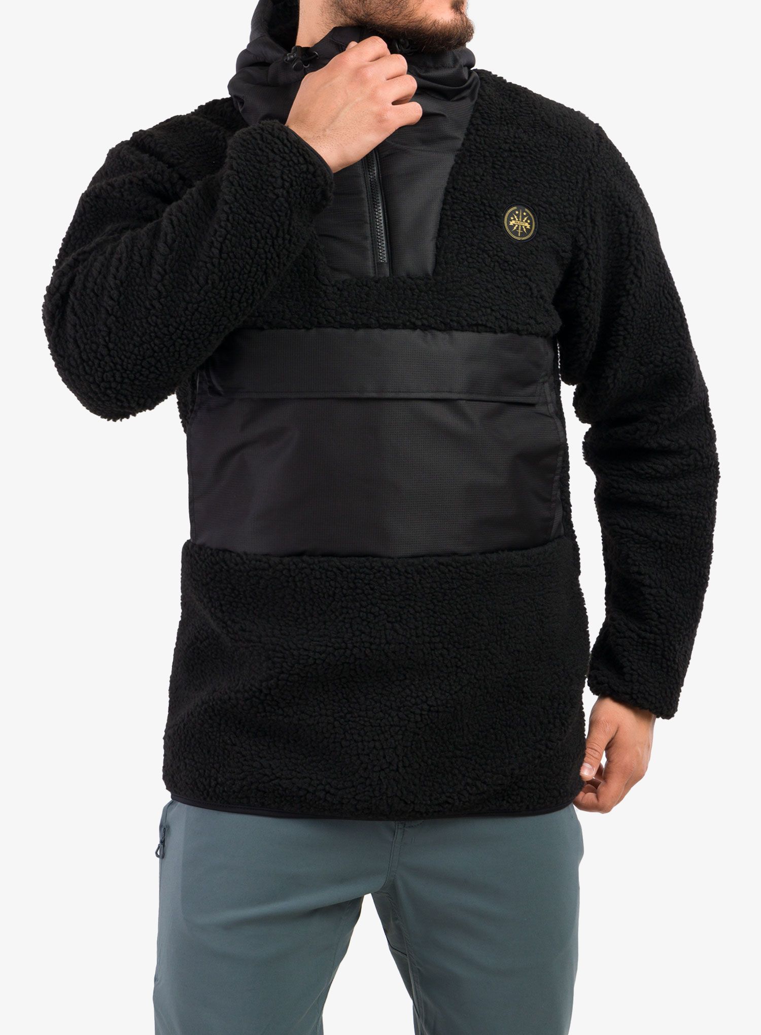 Jakna od flisa Majesty Anorak Fleece - black