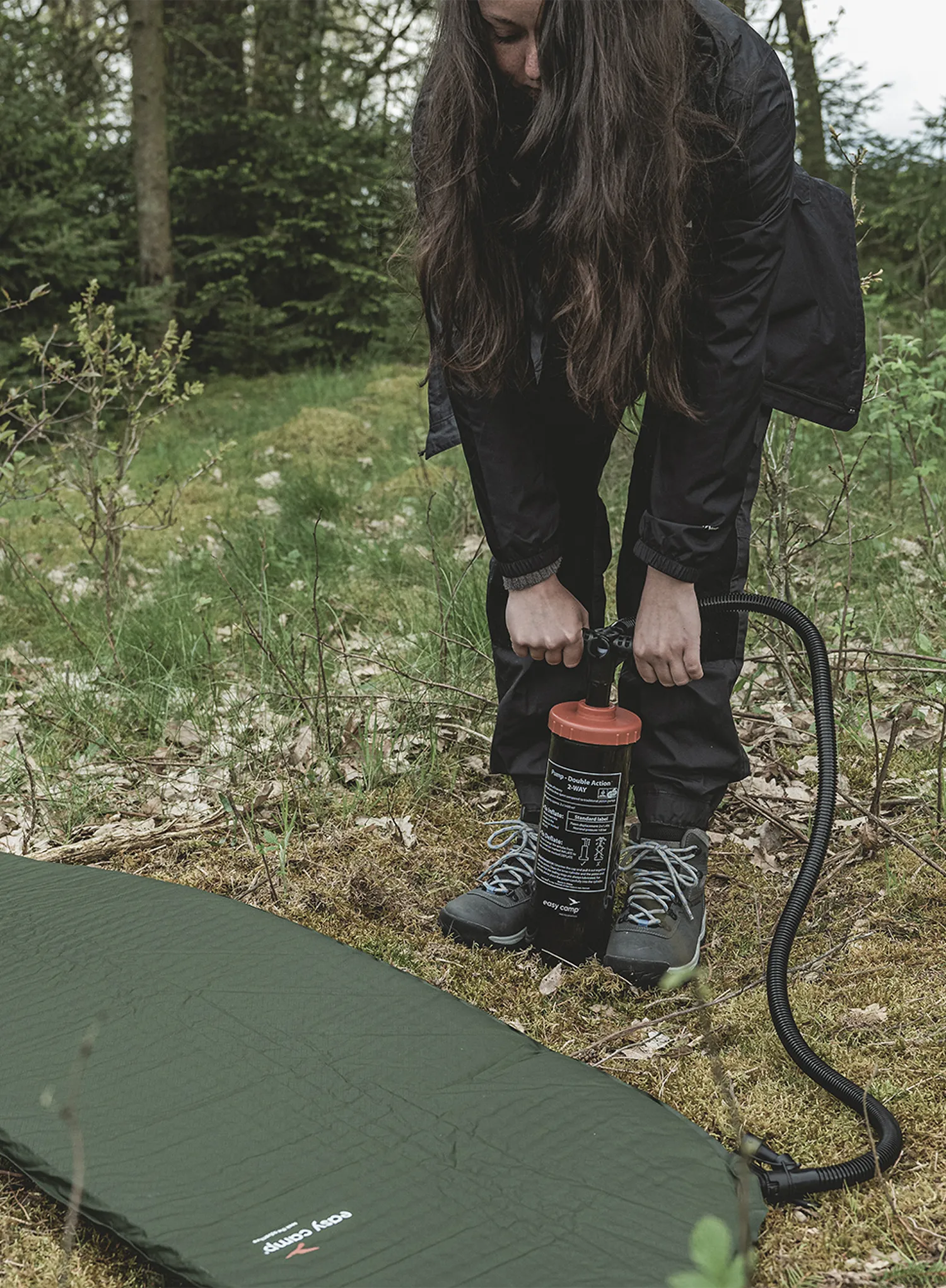 Pumpa Easy Camp Double Action Pump - black