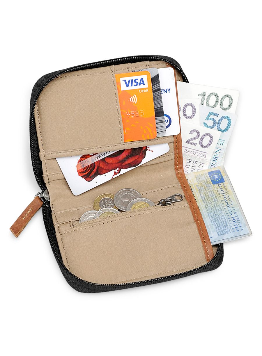 Novčanik Fjallraven Zip Wallet - dark grey