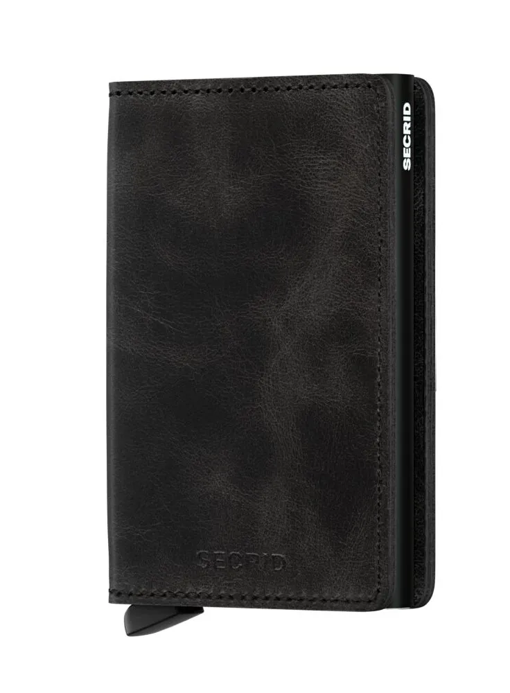 Novčanik Secrid Slimwallet Vintage - black