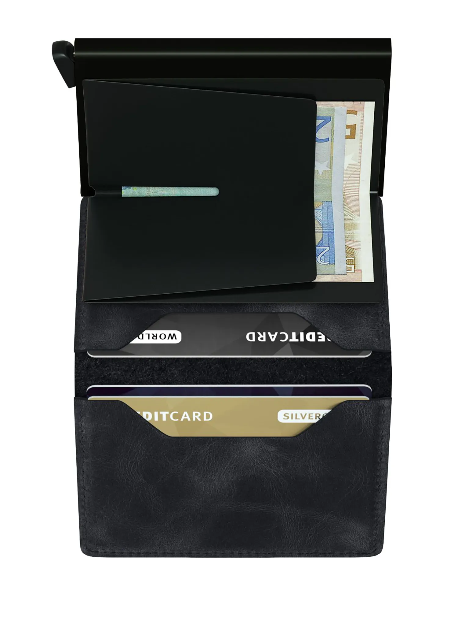Novčanik Secrid Slimwallet Vintage - black