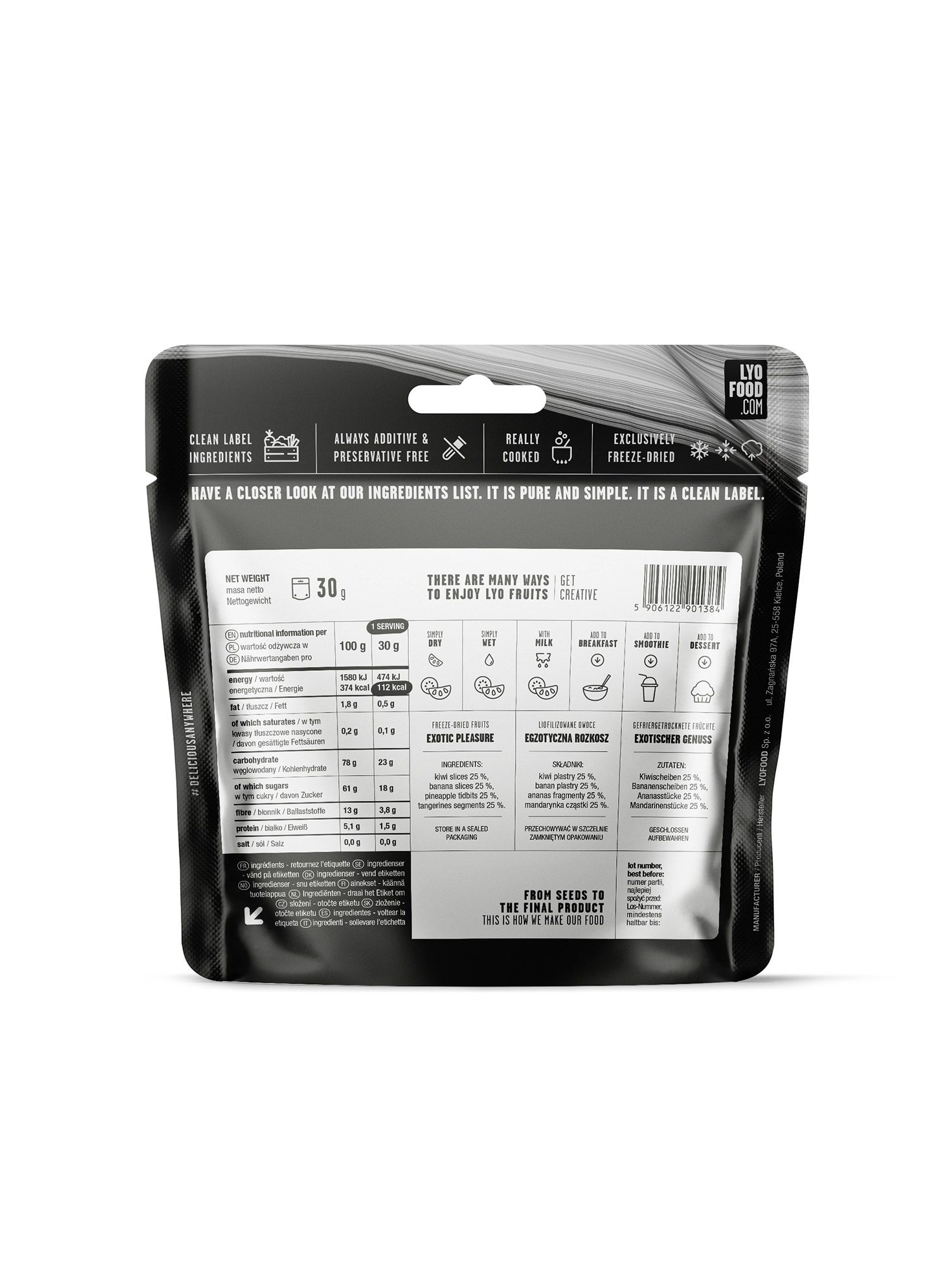 Međuobrok LYOFOOD Exotic Pleasure 30g