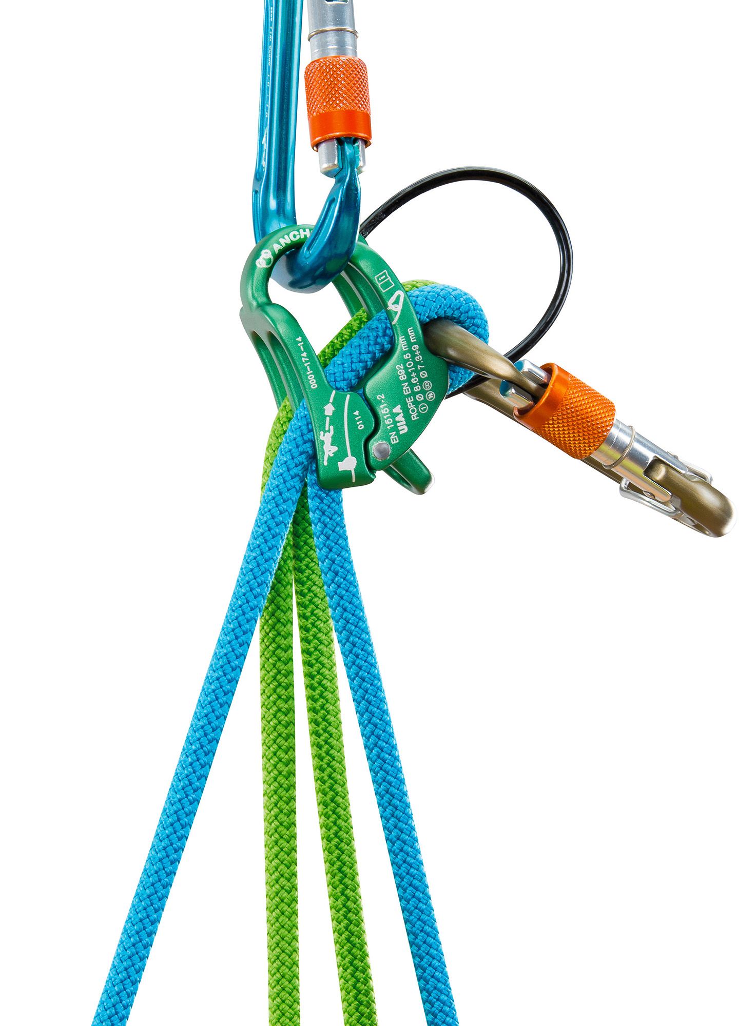 Sigurnosna kočnica Climbing Technology Be-Up - green