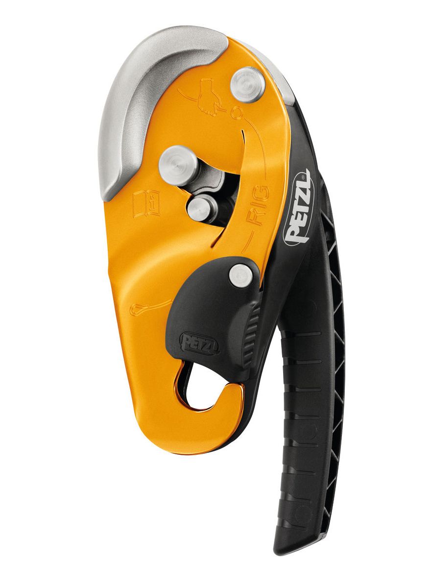 Spravica za spuštanje Petzl Rig - yellow