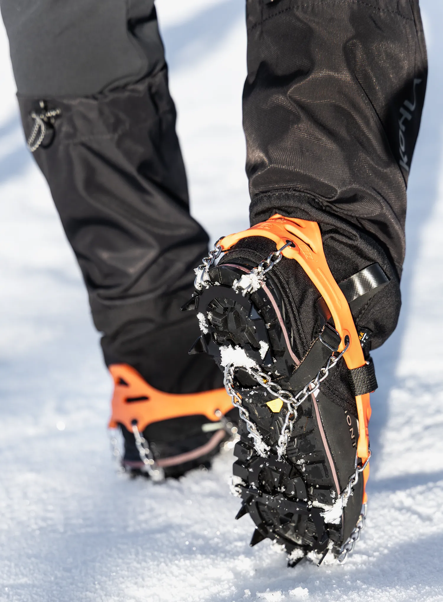 Kramponi za snijeg 8a Hiking Crampons - orange