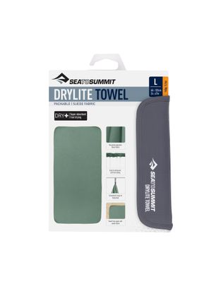 Brzosušeći ručnik Sea To Summit DryLite Towel L - sage