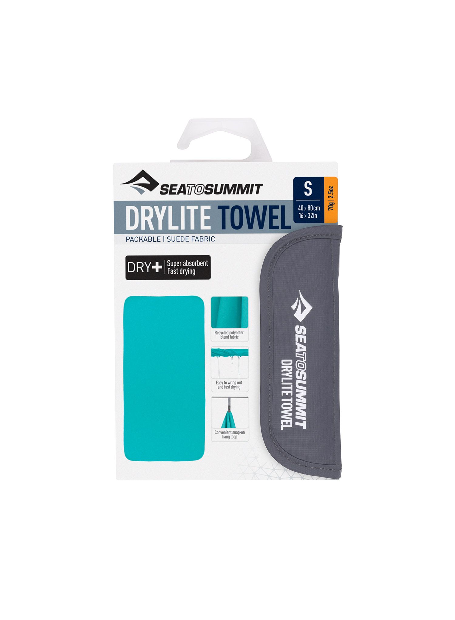 Brzosušeći ručnik Sea To Summit DryLite Towel S - baltic