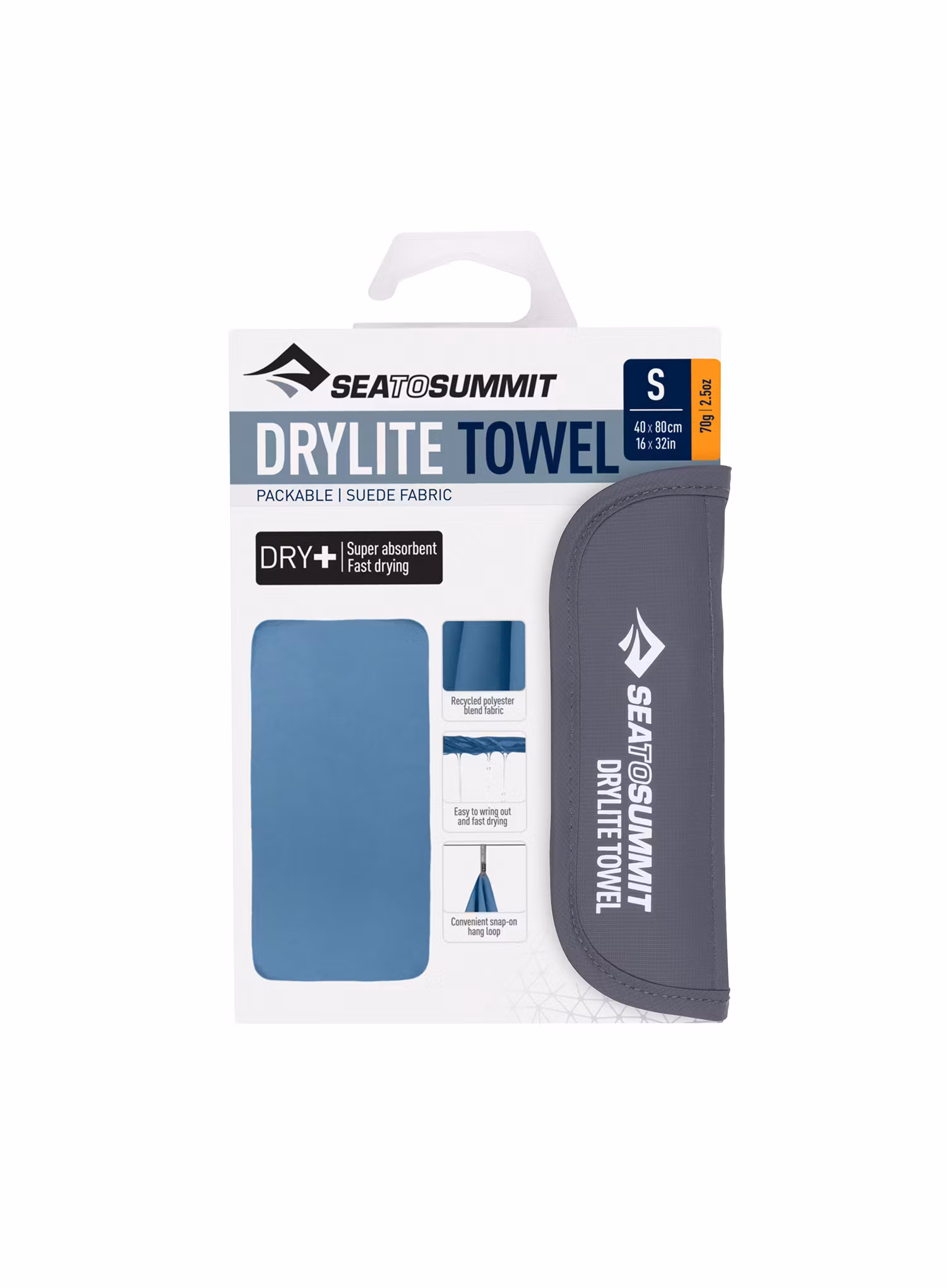 Brzosušeći ručnik Sea To Summit DryLite Towel S - moonlight