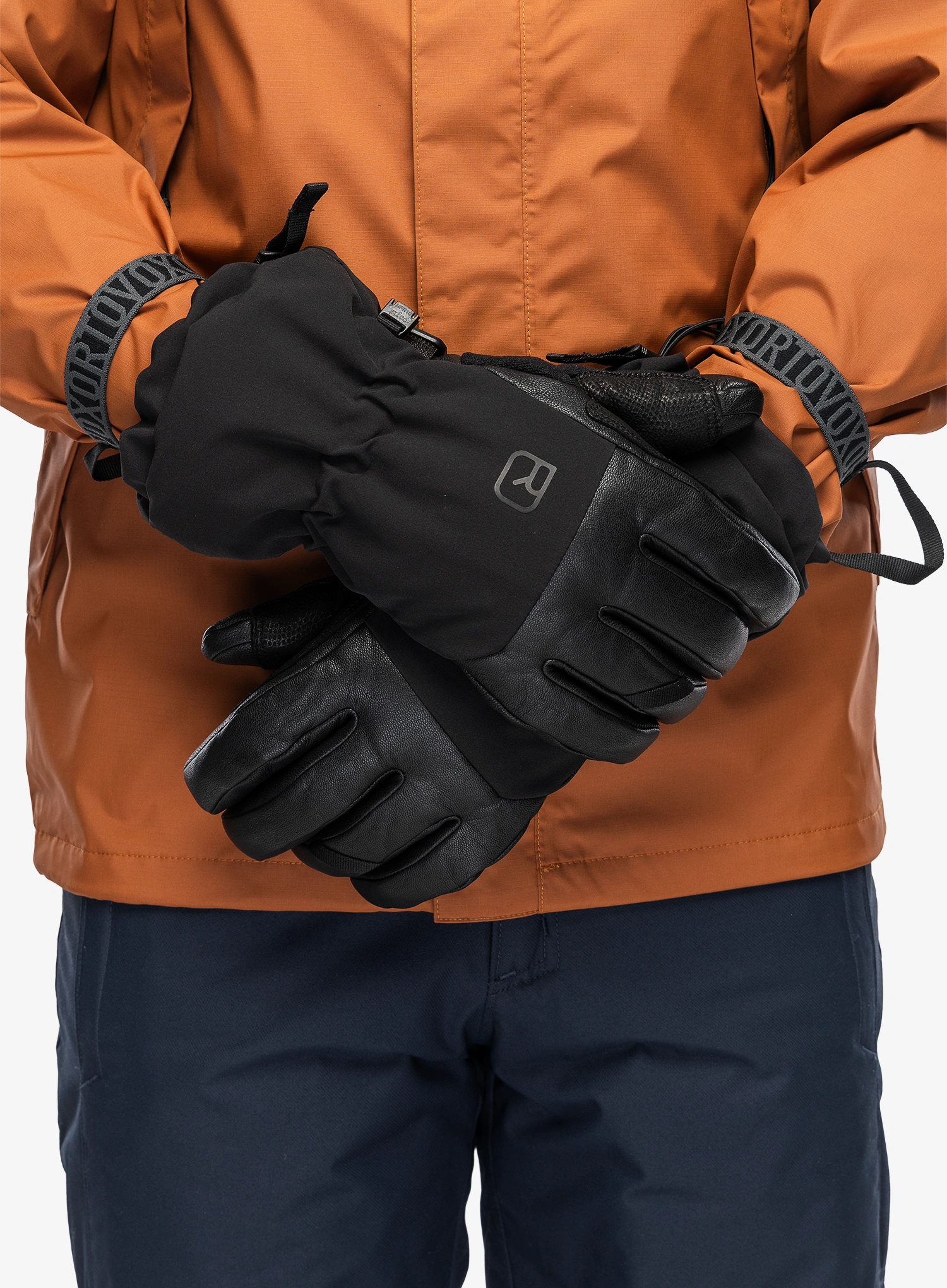 Skijaške rukavice Ortovox Merino Freeride Glove - black raven/black