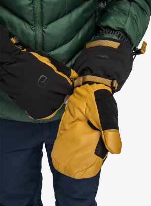 Skijaške rukavice Ortovox Merino Freeride Mitten - wild cumin