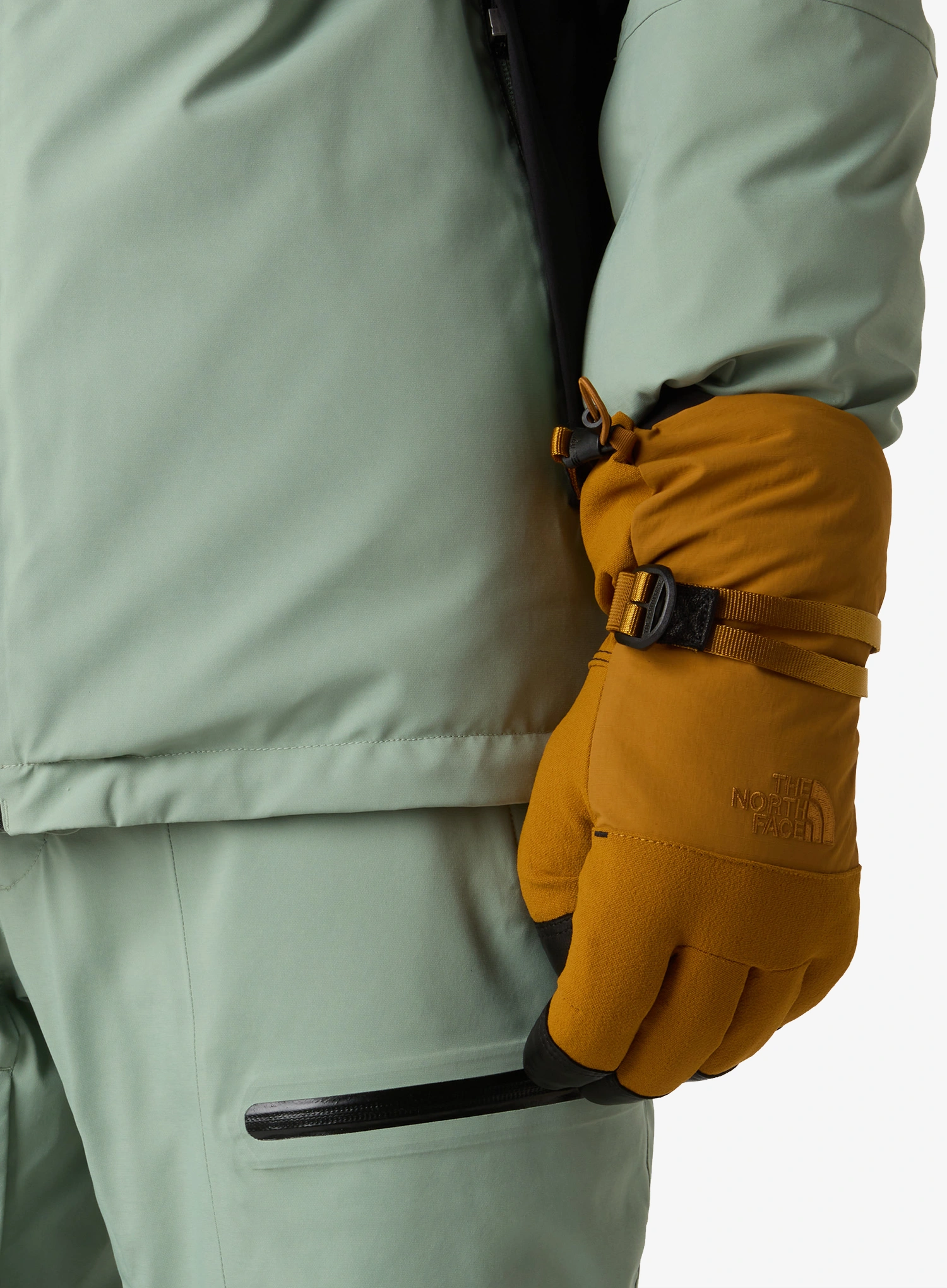 Skijaške rukavice The North Face Montana Leather WP Glove - timber tan/timber tan heather