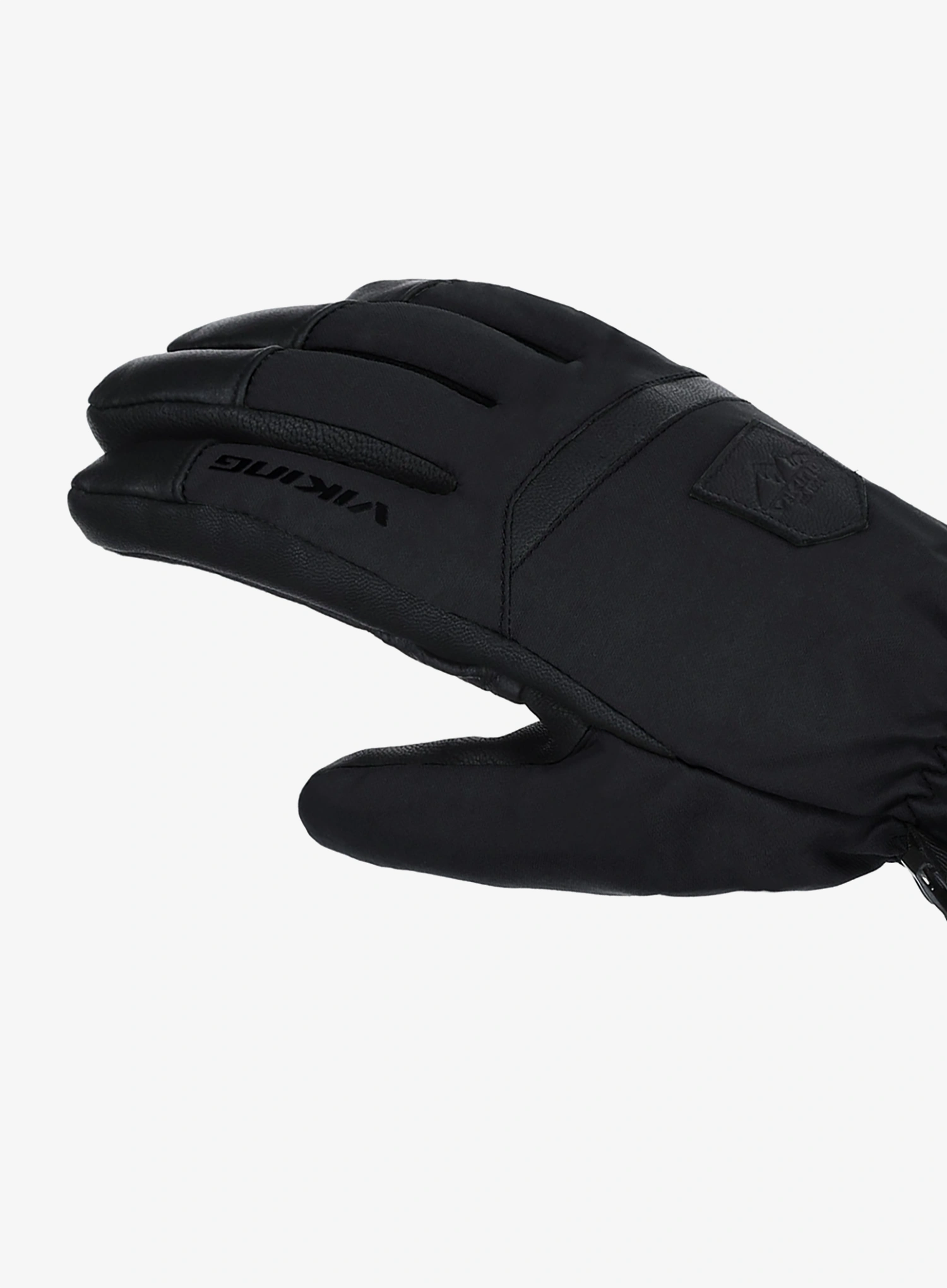 Skijaške rukavice Viking Lars Ski - black/black leather