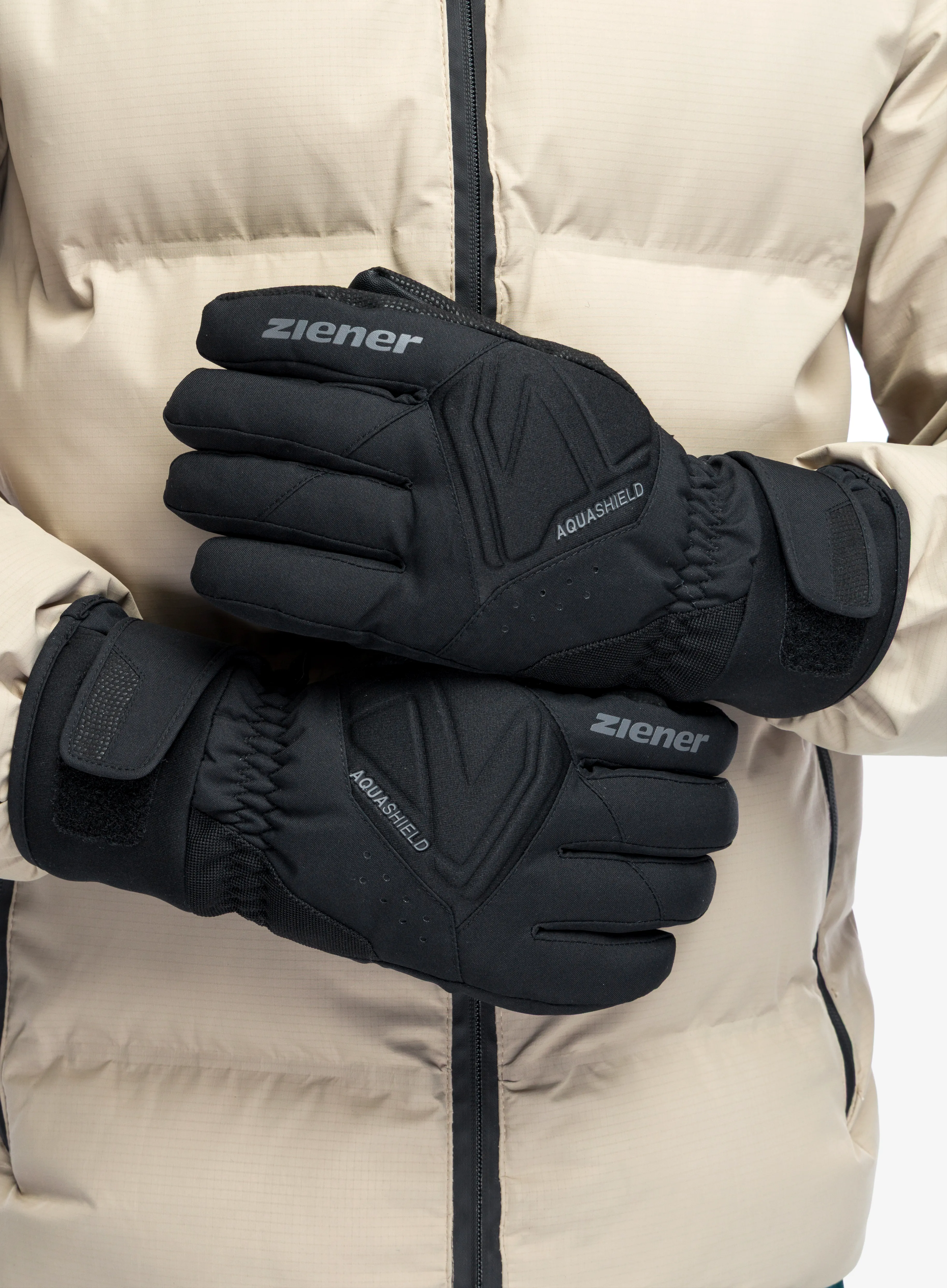 Skijaške rukavice Ziener Gatis AS - black