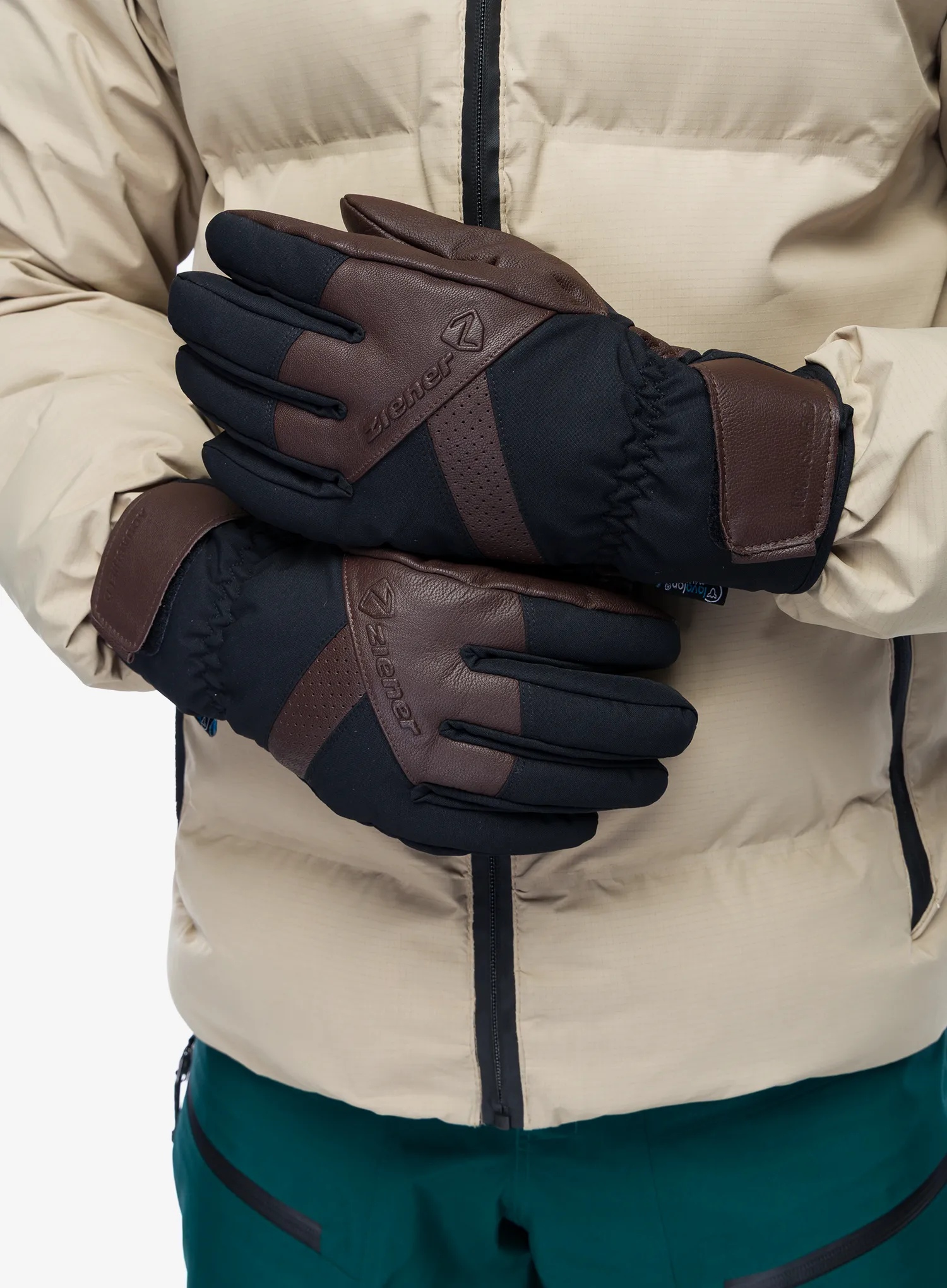 Skijaške rukavice Ziener Getter AS AW Glove - dark brown