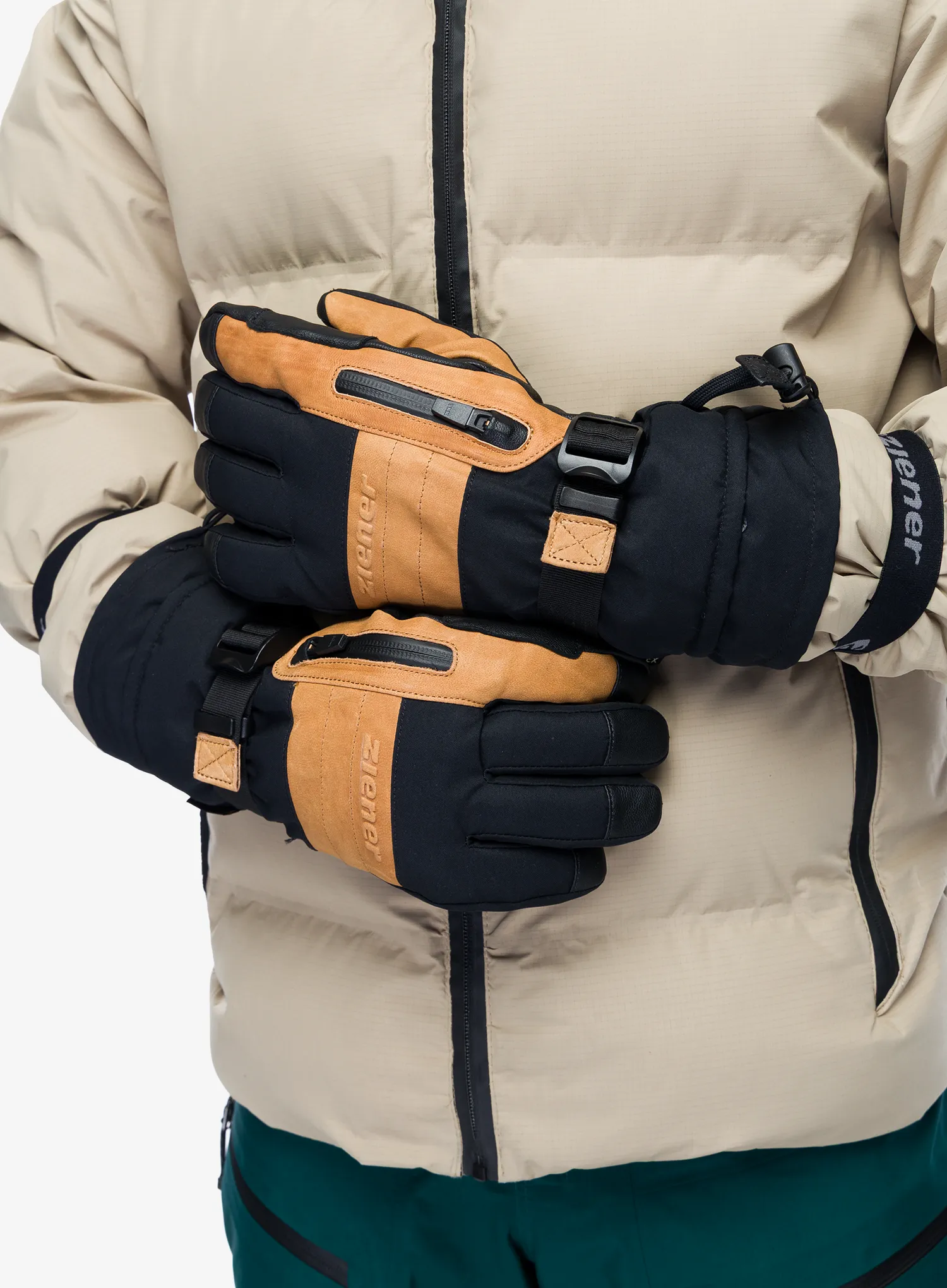 Skijaške rukavice Ziener Glorios GTX + Gore Plus Warm Glove - black