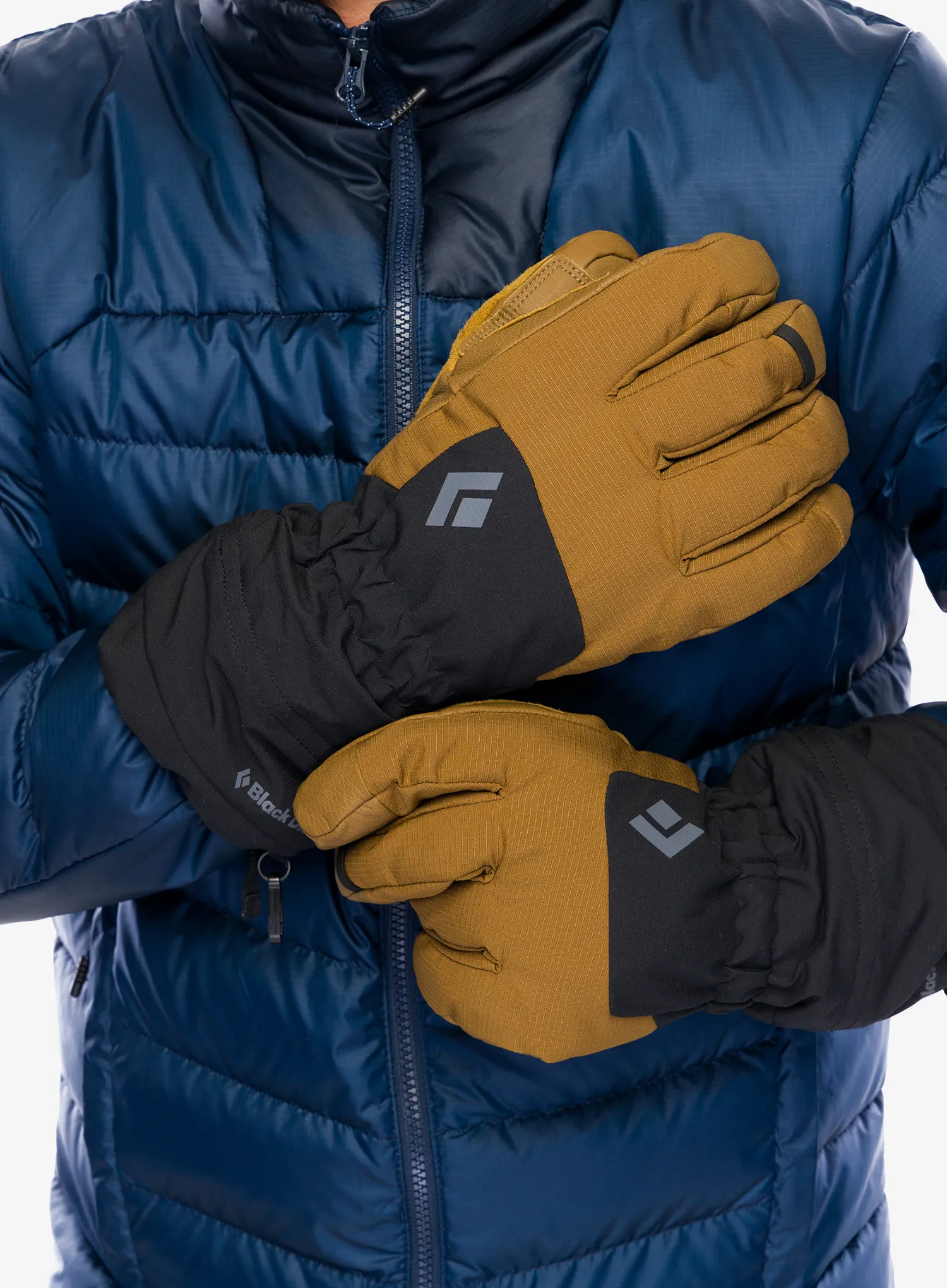 Rukavice za planine Black Diamond Soloist Gloves - dark curry