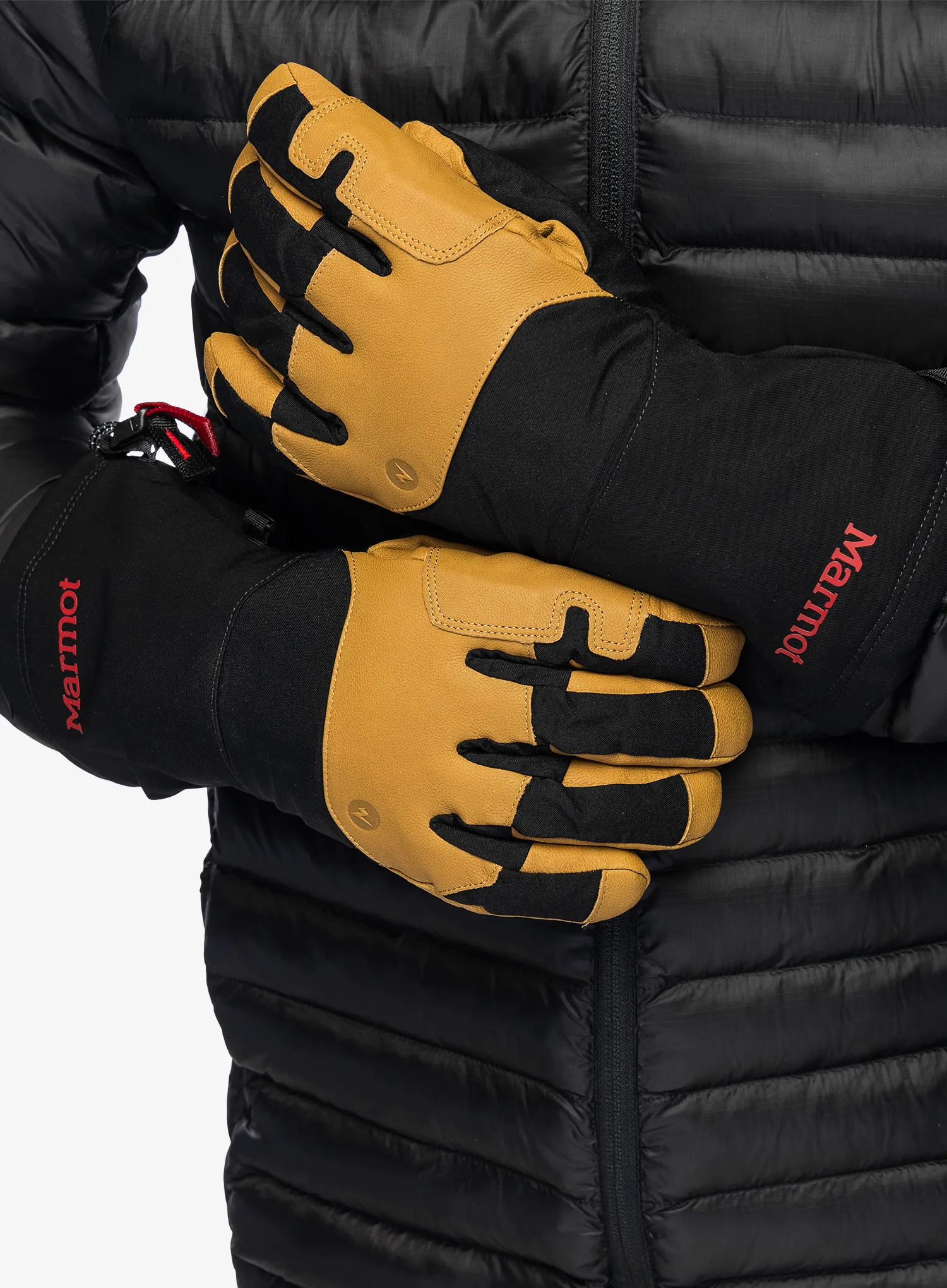 Rukavice za planine Marmot Exum Guide Glove - black/tan
