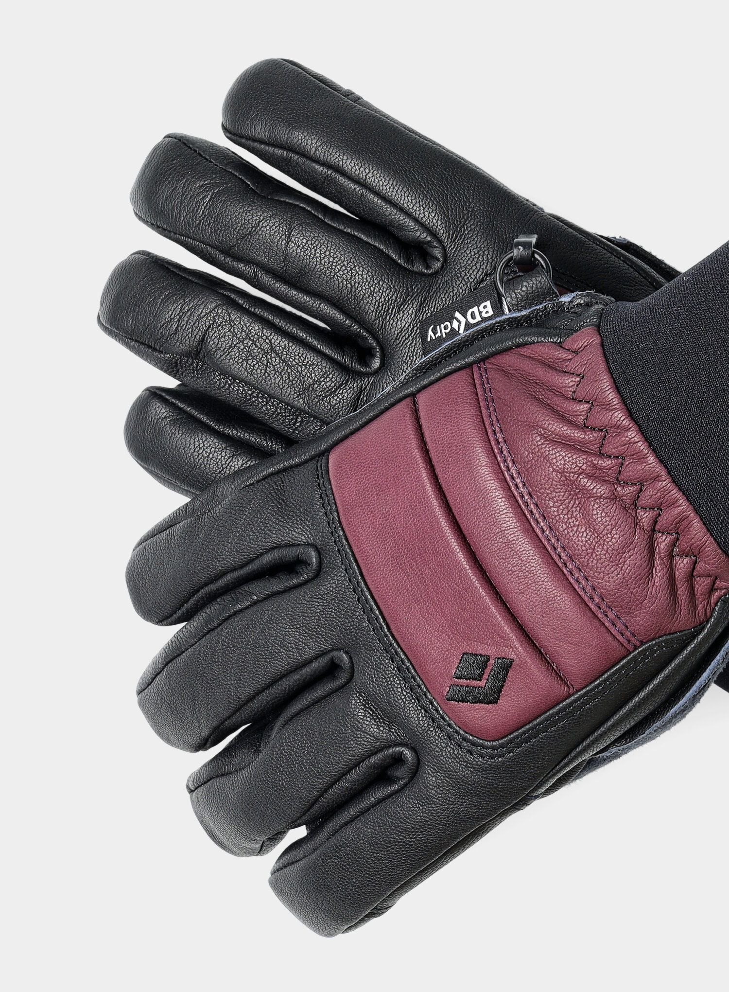 Ženske skijaške rukavice Black Diamond Spark - bordeaux
