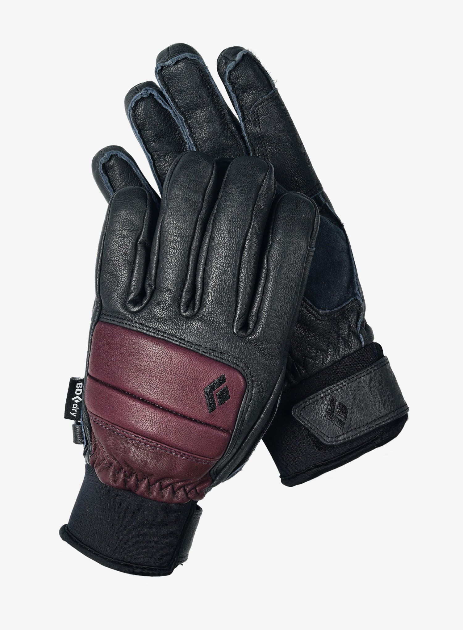Ženske skijaške rukavice Black Diamond Spark - bordeaux