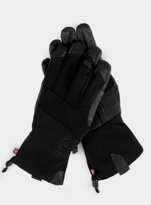 Softshell rukavice Rab Baltoro Glove - black
