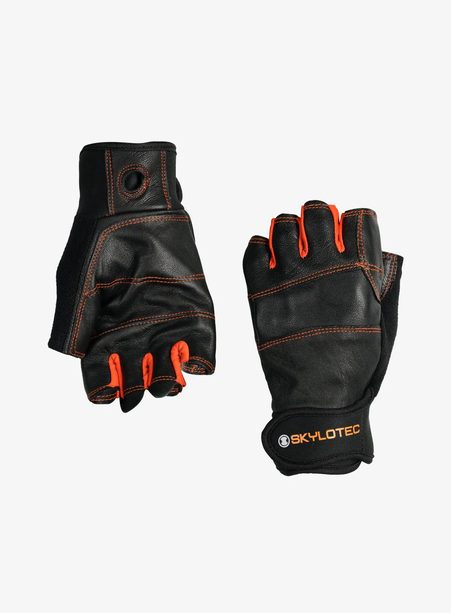 Rukavice bez prstiju SKYLOTEC Progrip Ferrata - black/black