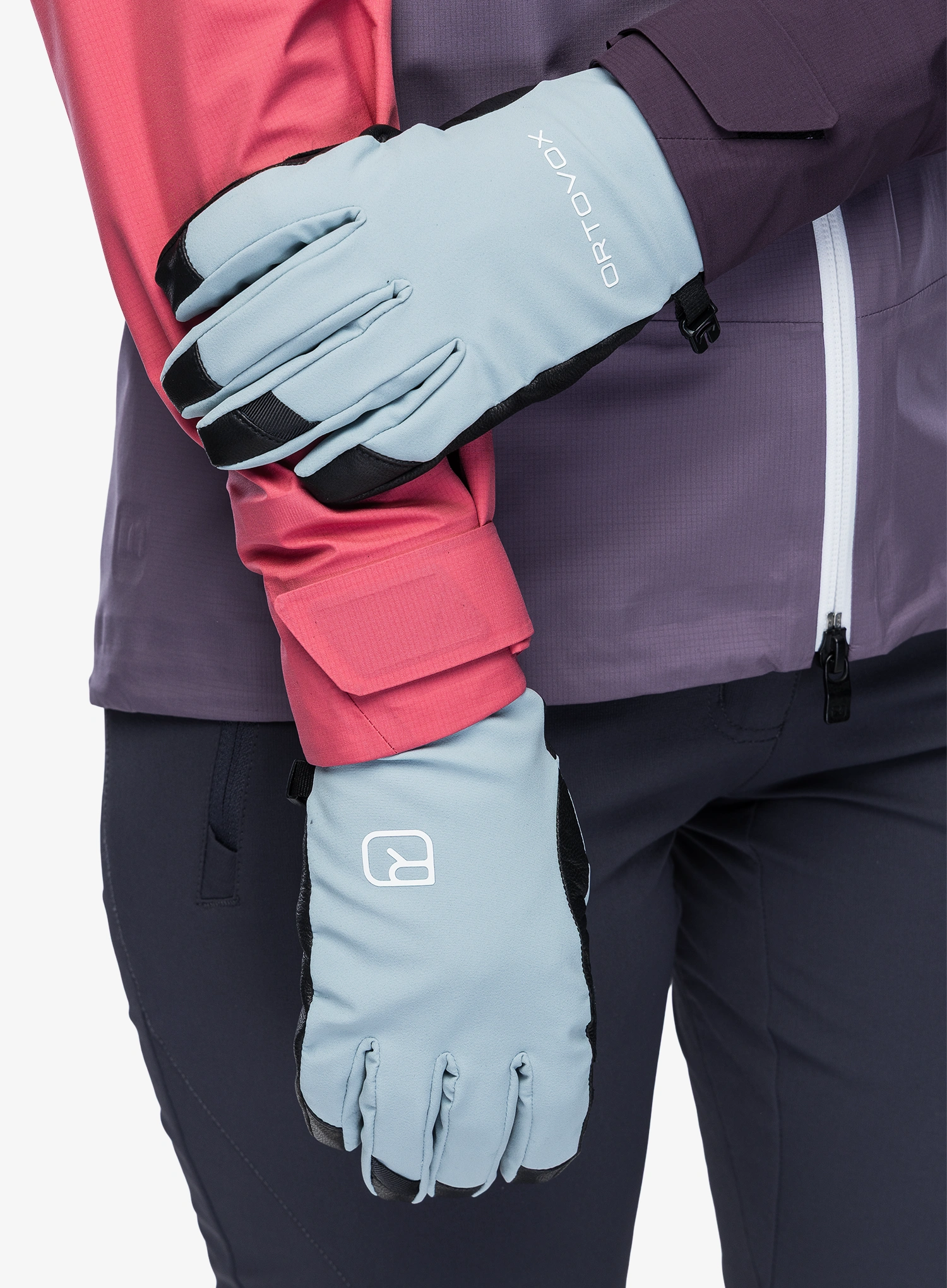 Ženske rukavice Ortovox Tour Glove - glacier grey
